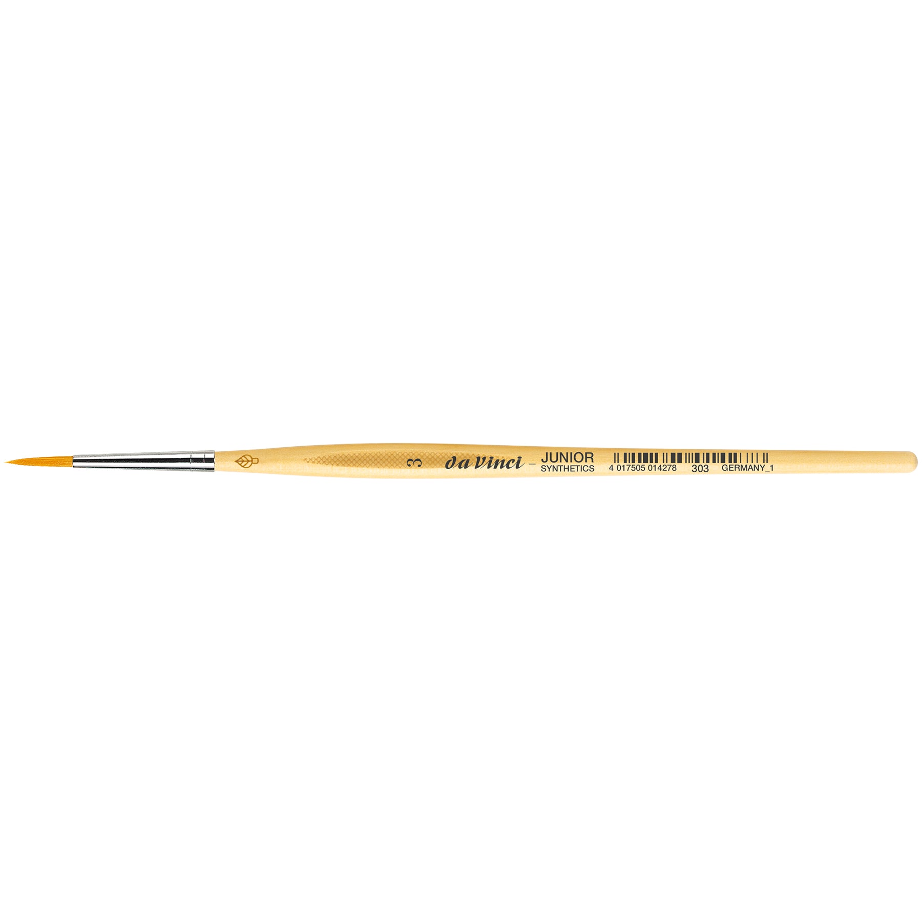 JUNIOR Synthetics Student Brush, Synthetic, Tempera, Round, Series 303, Size 3