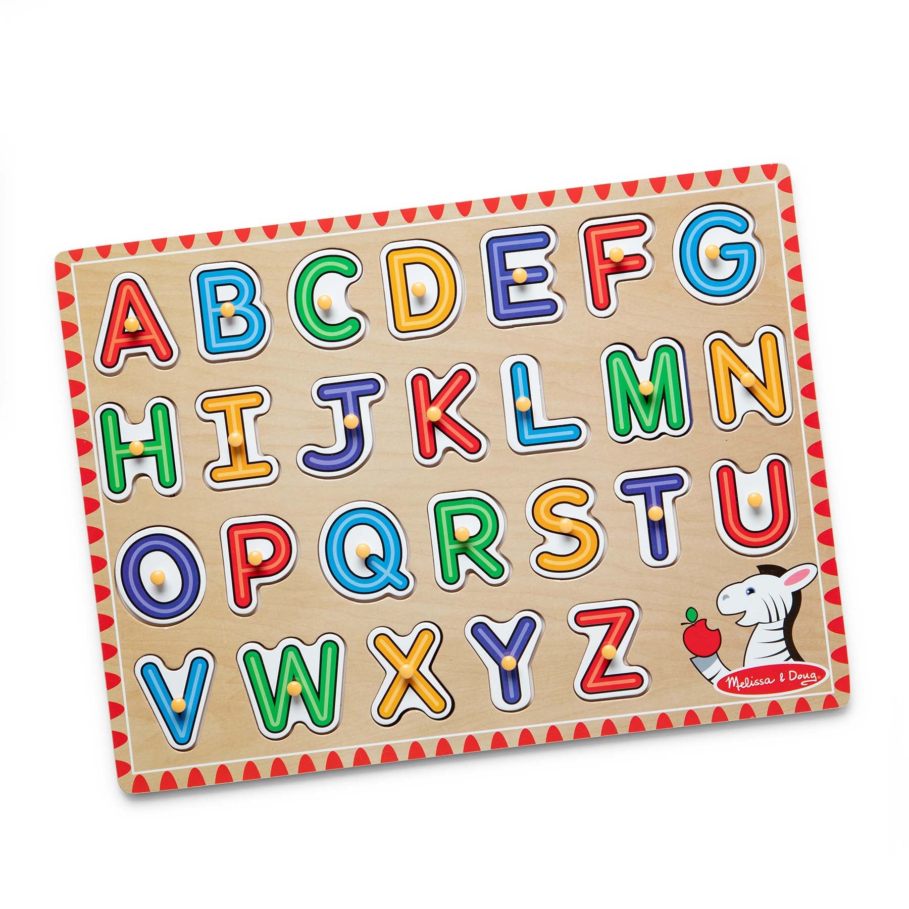 See-Inside Alphabet Peg Puzzle - 26 Pieces