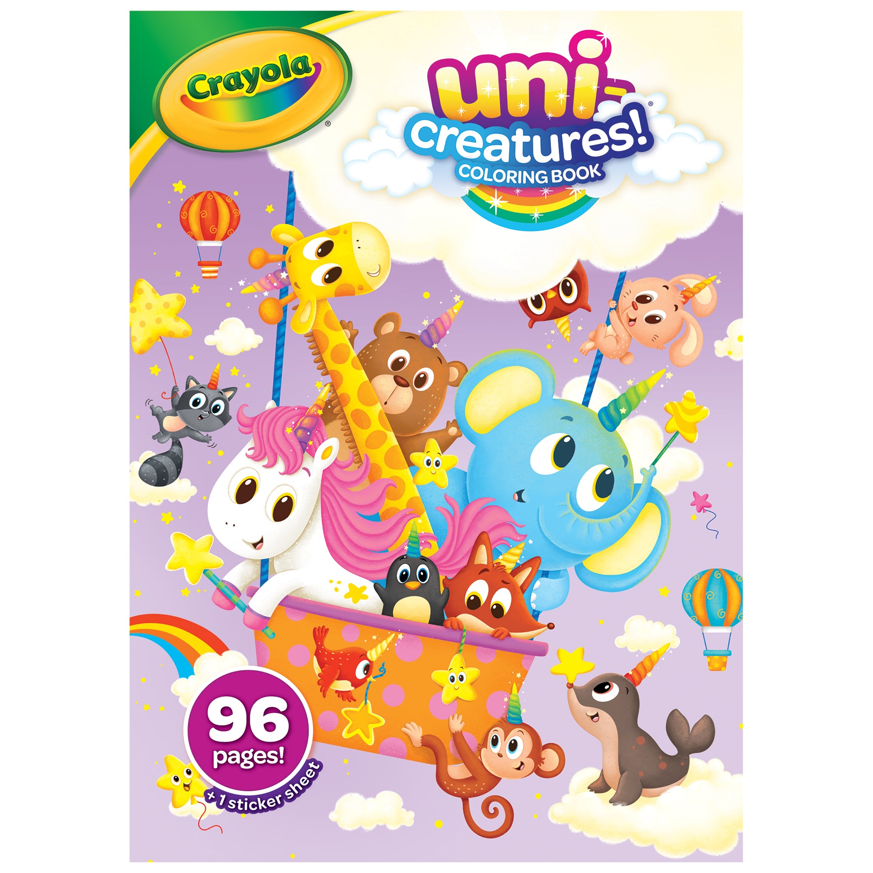 Coloring Book, Uni-Creatures, 96 Pages