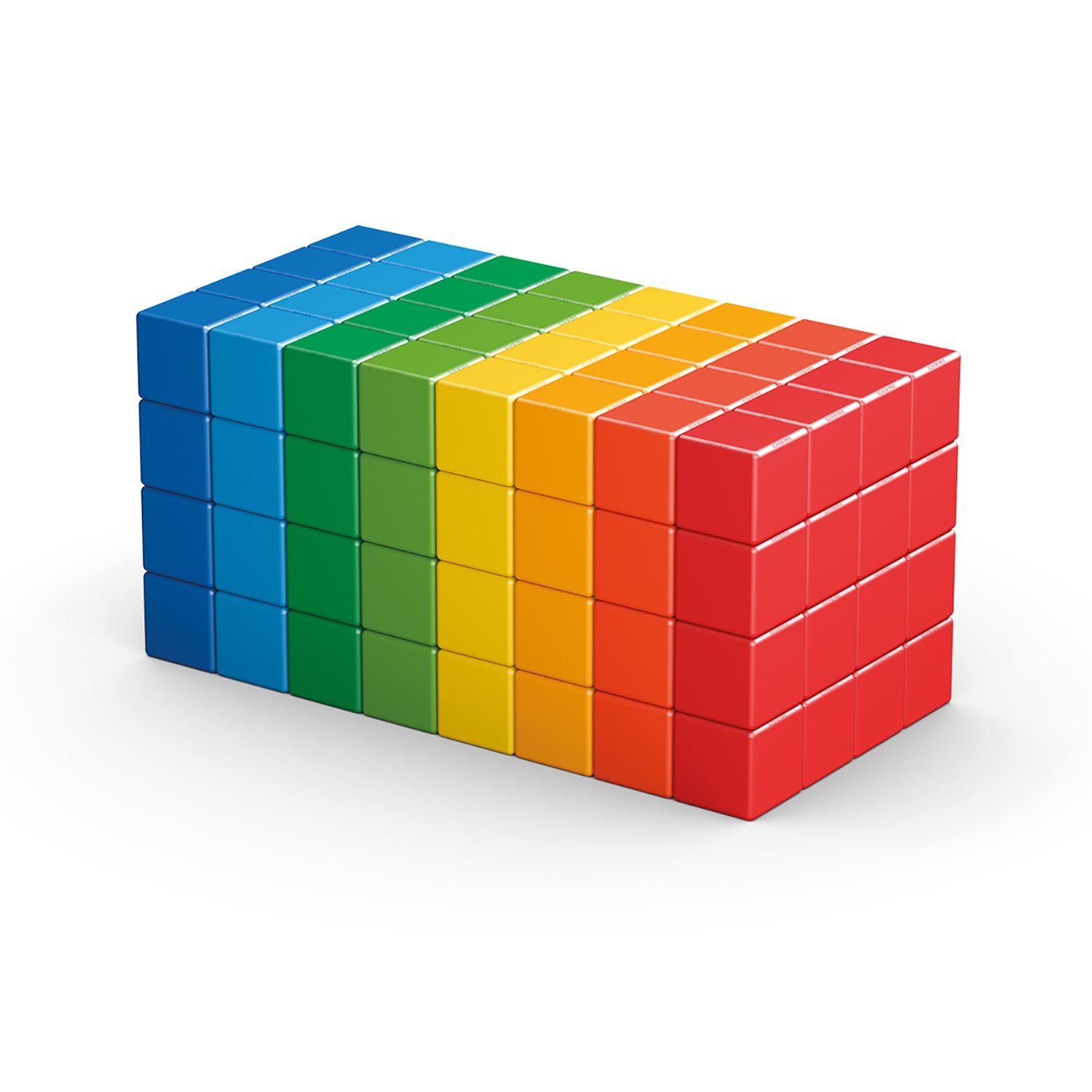 Geomag™ Magicube Magnetic Building Cubes Bulk 8 Colors, 128 Pieces