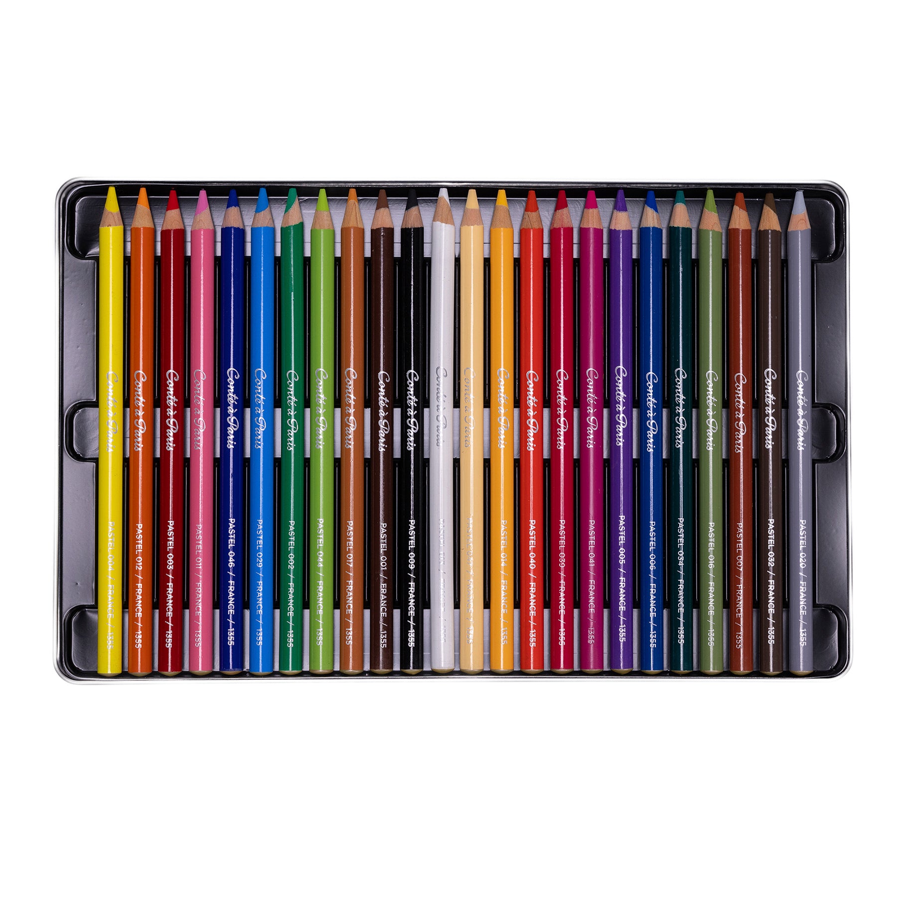 Pastel Pencils, Assorted Tin, Set of 24