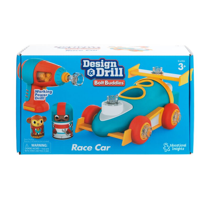 Design & Drill® Bolt Buddies™ Race Car