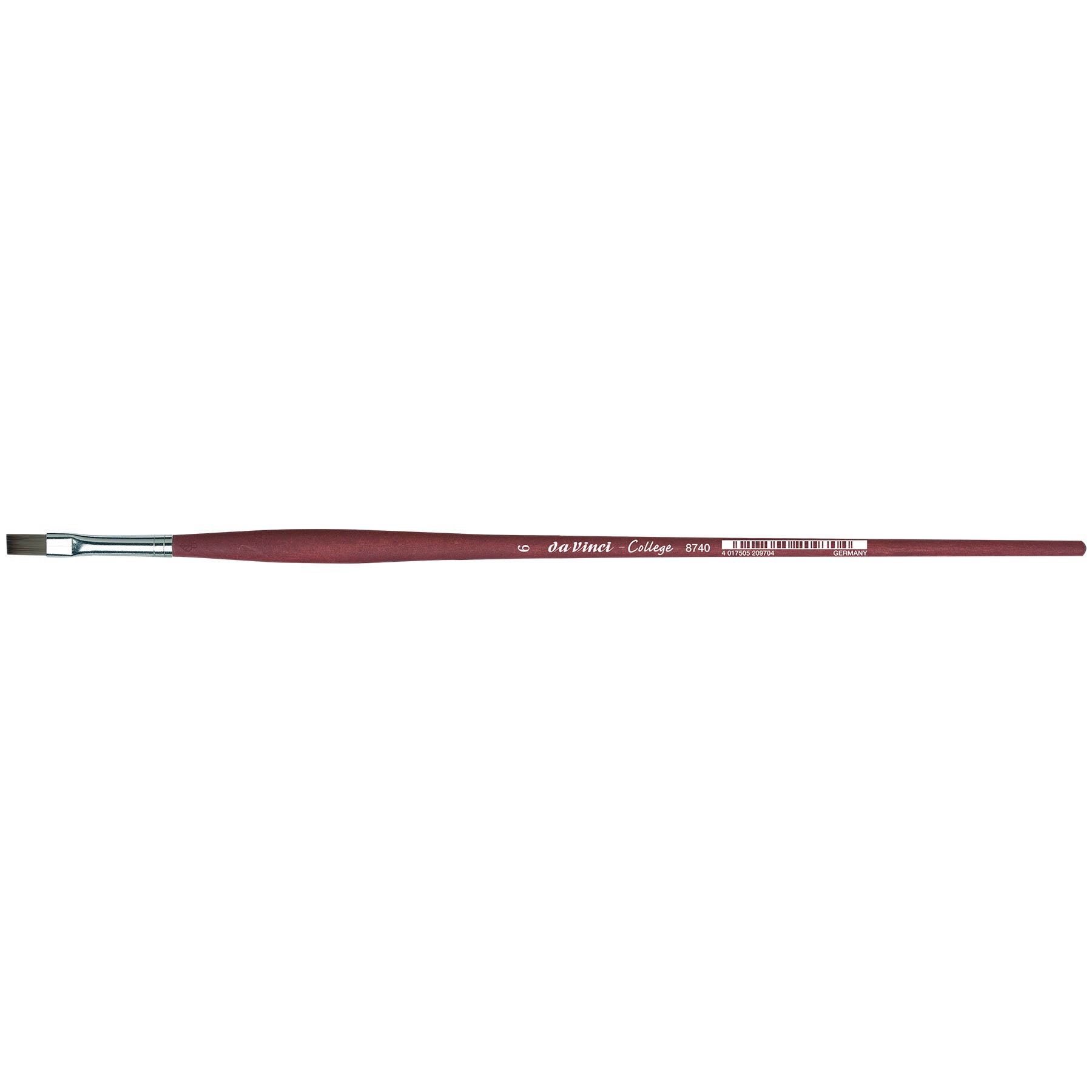 COLLEGE Student Brush, Synthetic, Acrylic & Oil, Flat, Series 8740, Size 6