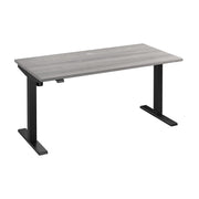 Bush Business Furniture Move 40 Series 60W x 30D Electric Height Adjustable Standing Desk in Platinum Gray with Black Base - 59.45" Width x 29.37" Depth x 28.17" Height