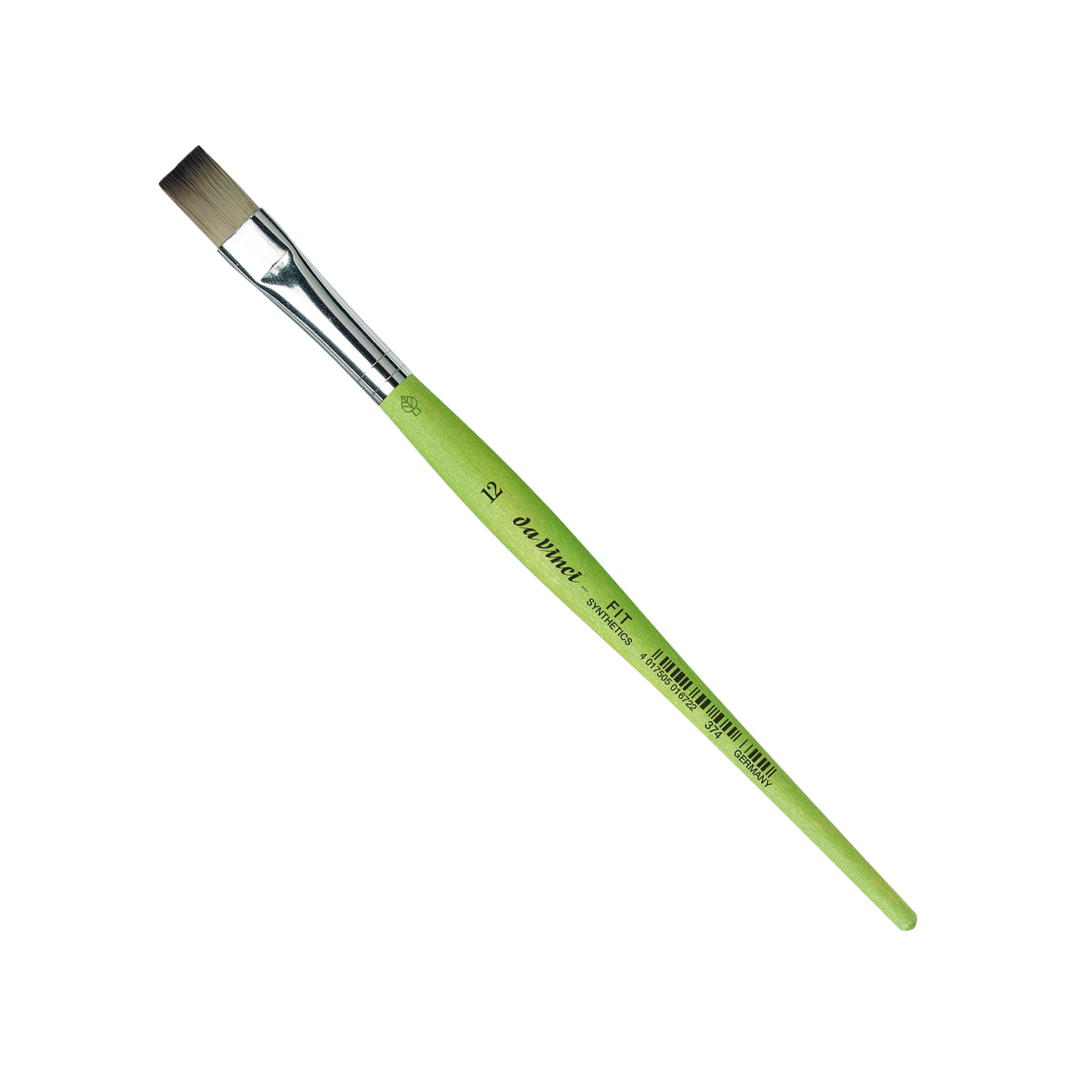 FIT Synthetics Student Brush, Synthetic, Acrylic & Tempera, Flat, Series 374, Size 12