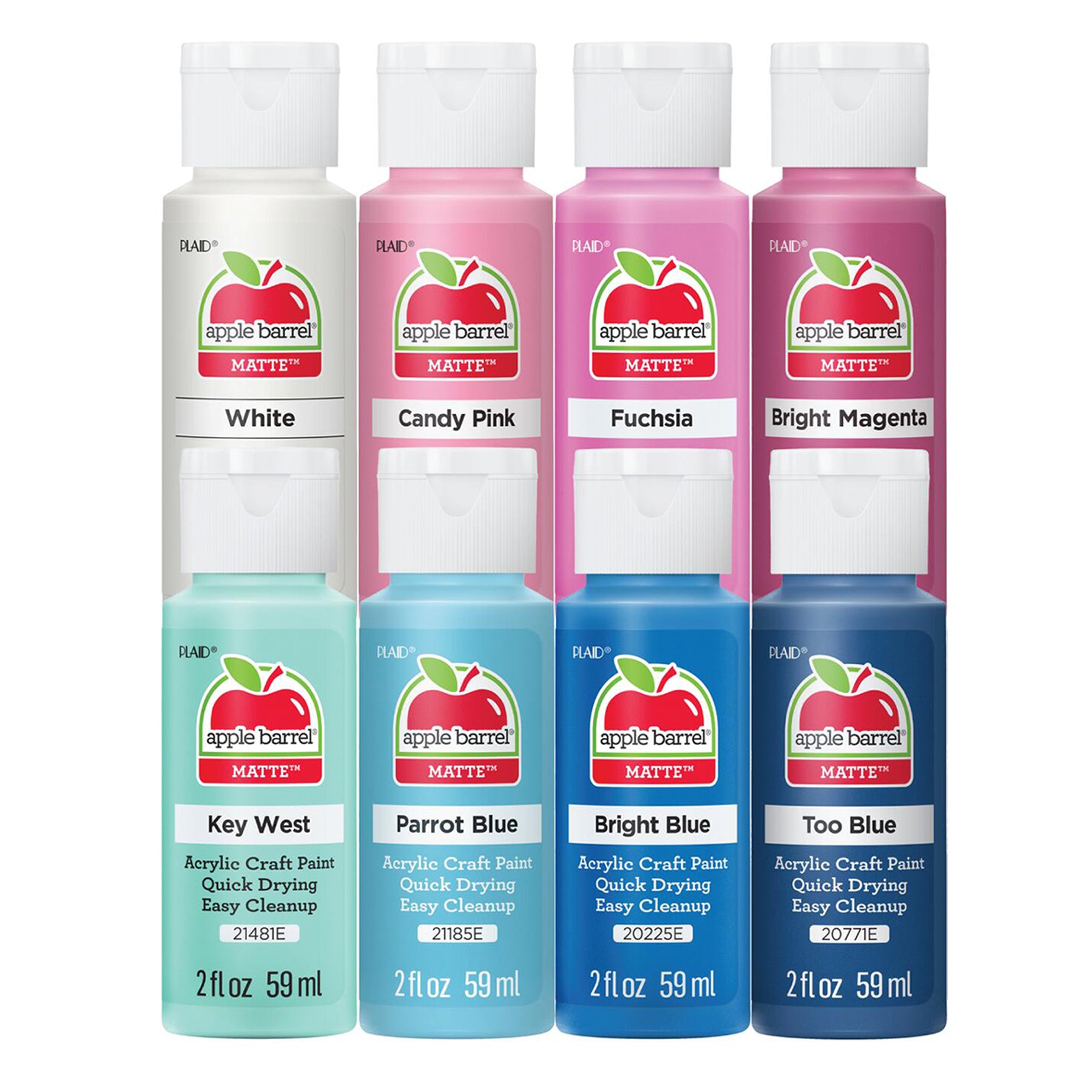 Acrylic Paint Matte, 2oz., 16-Piece Set