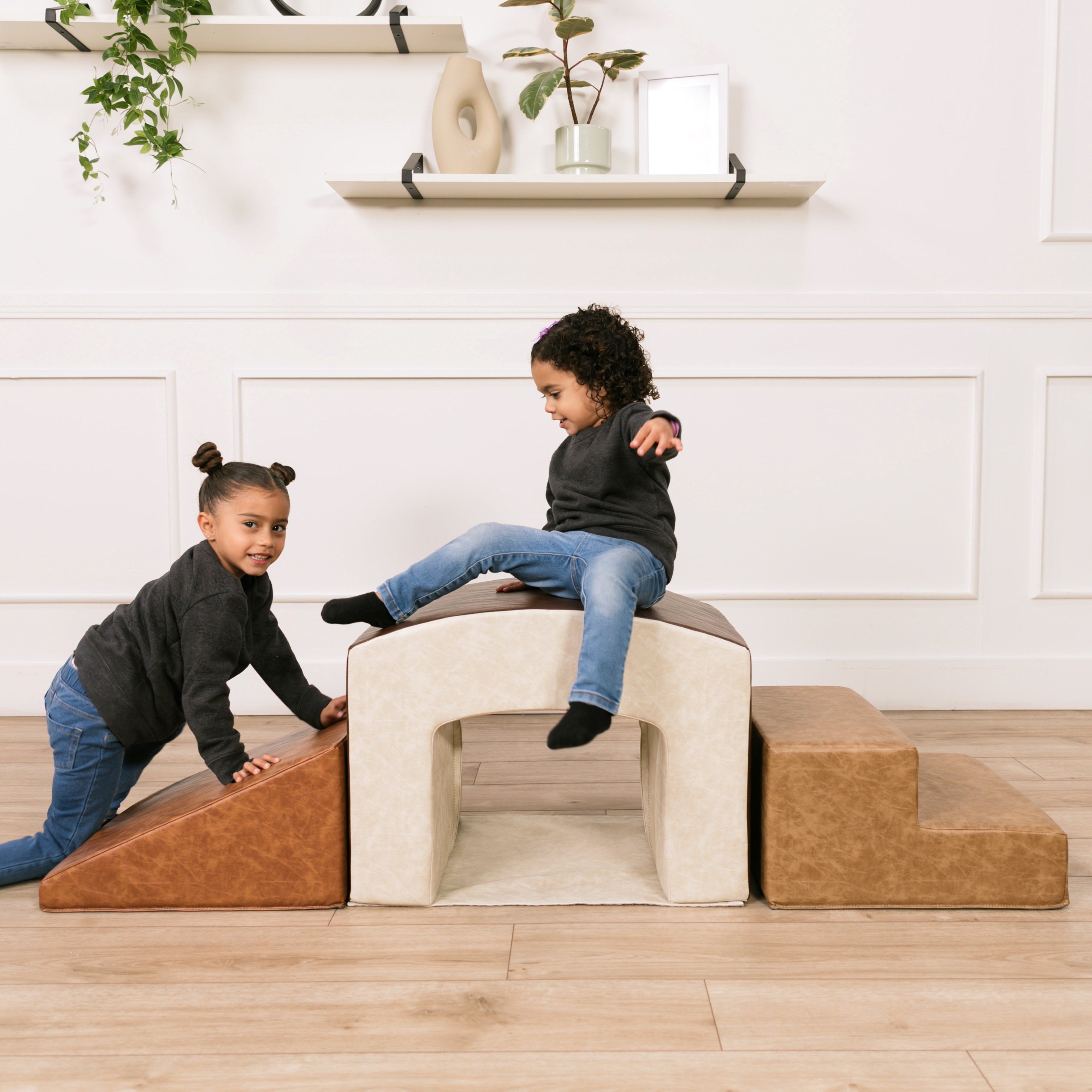 Rustic Playtime Tunnel Climber Plus - Distressed Assorted