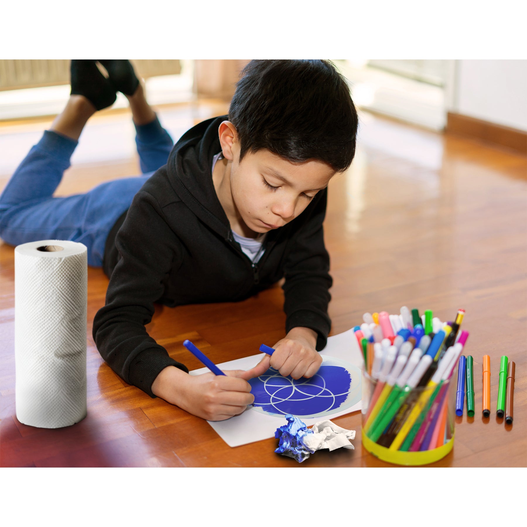 Color Reveal Primary Shapes, Pack of 64