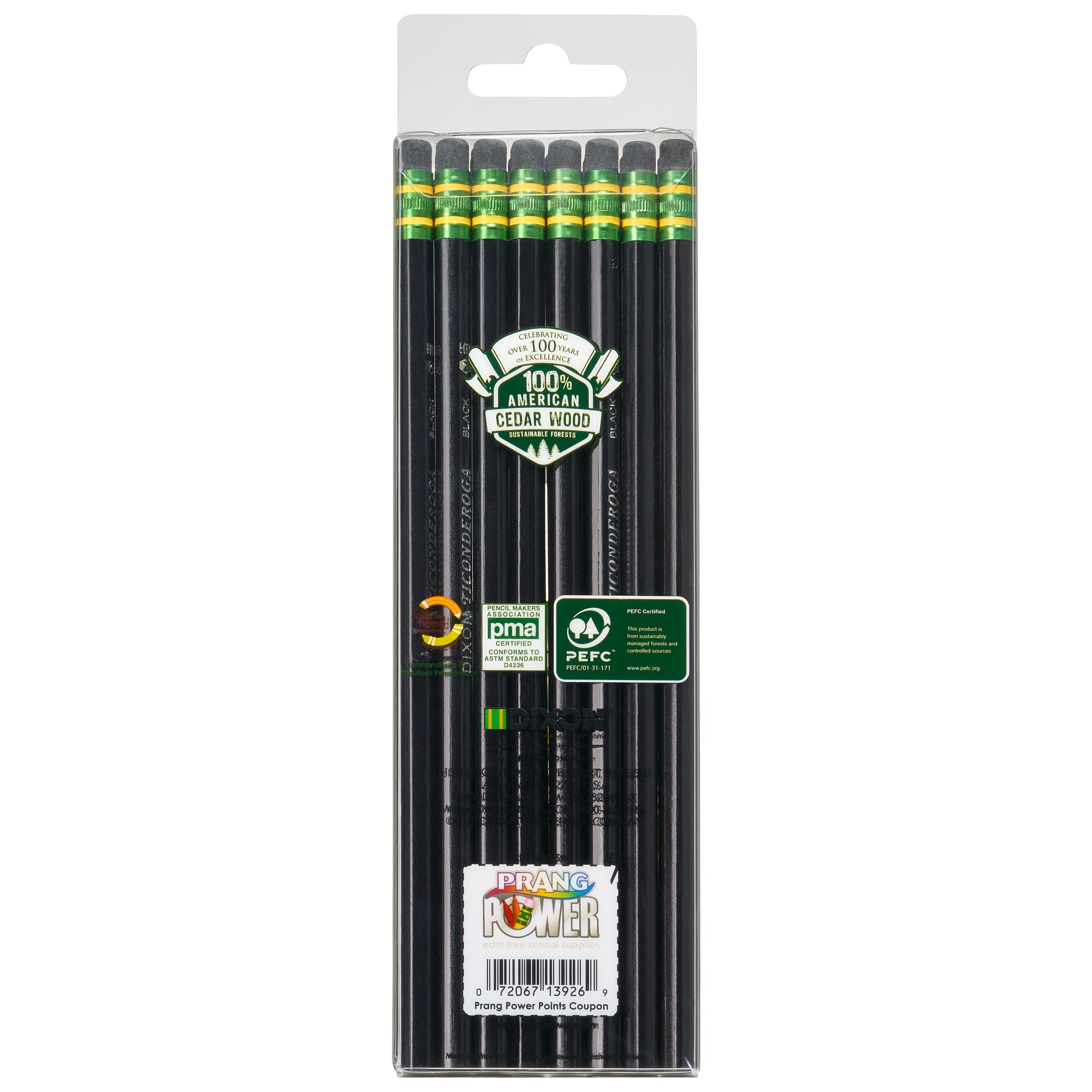 Pencils, #2 Soft, Black, Unsharpened, Pack of 24