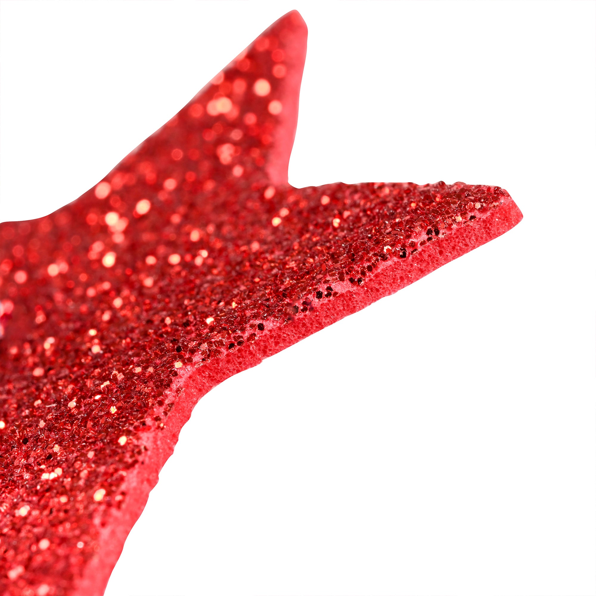 Glitter Foam Stickers, Stars, Red and Green, 168 Pieces Per Pack, 3 Packs
