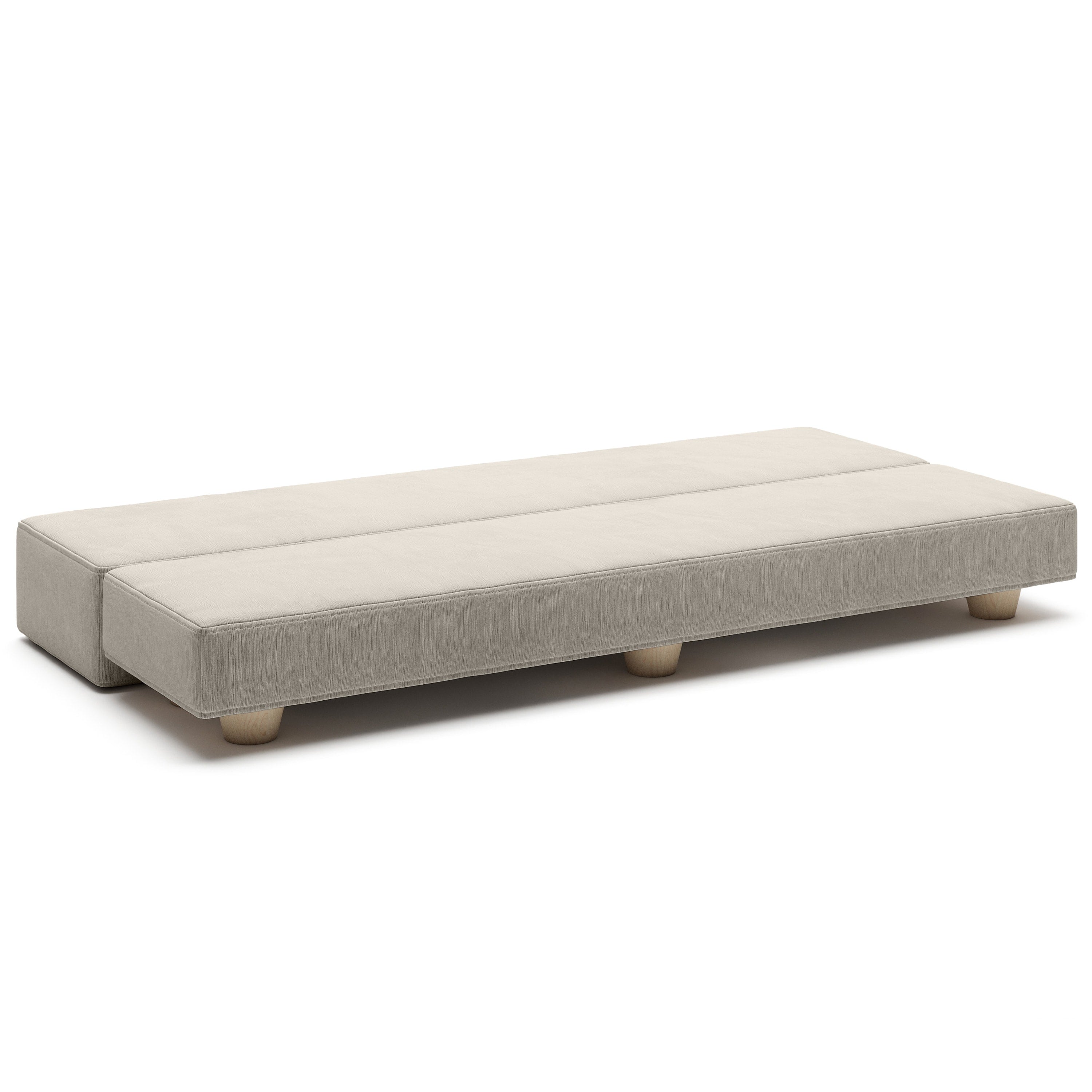 Jaxx Lavista Outdoor Bean Bag Loveseat / Modern Patio Sofa, Tangerine