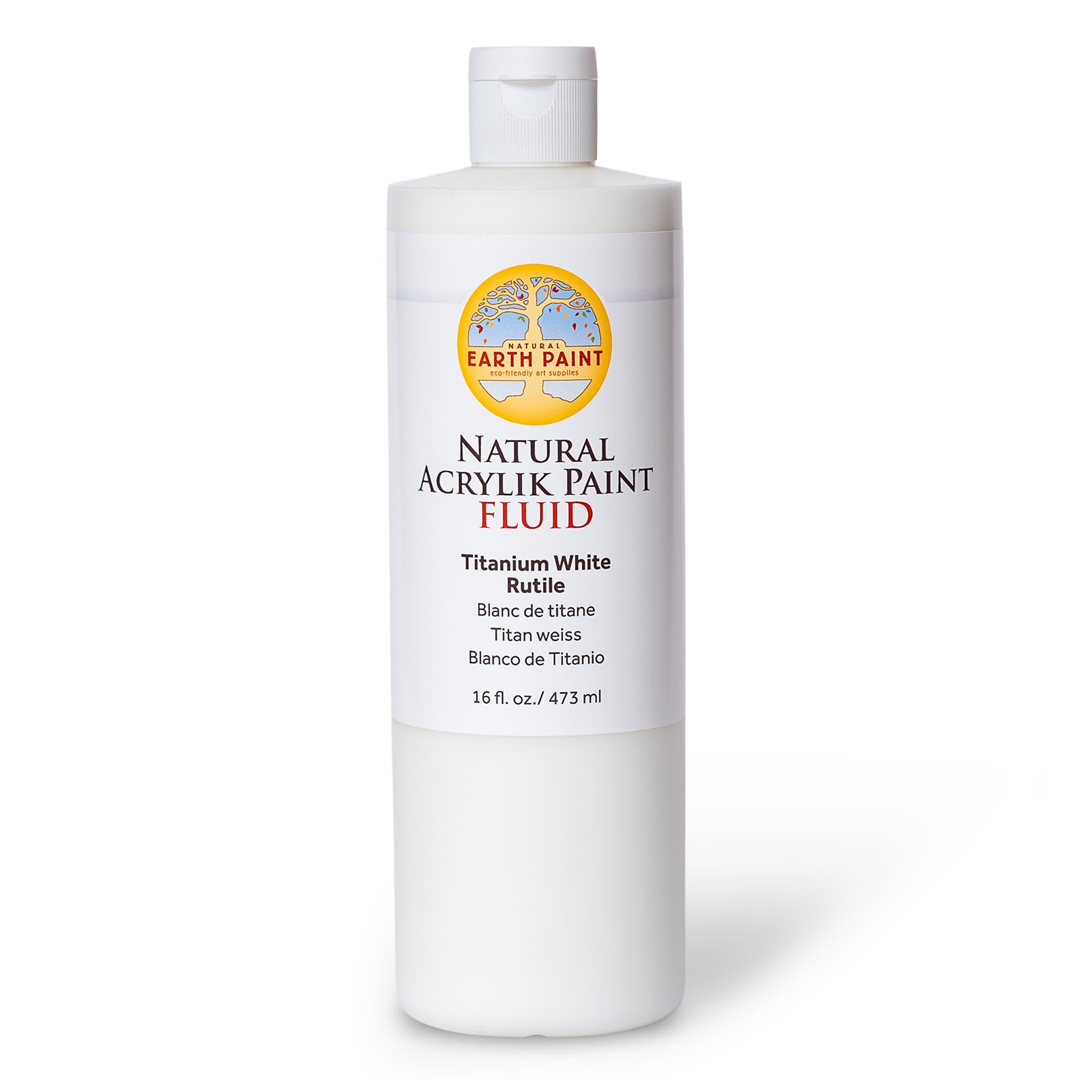 Natural Fluid Acrylik - 16 oz - Titanium White Rutile