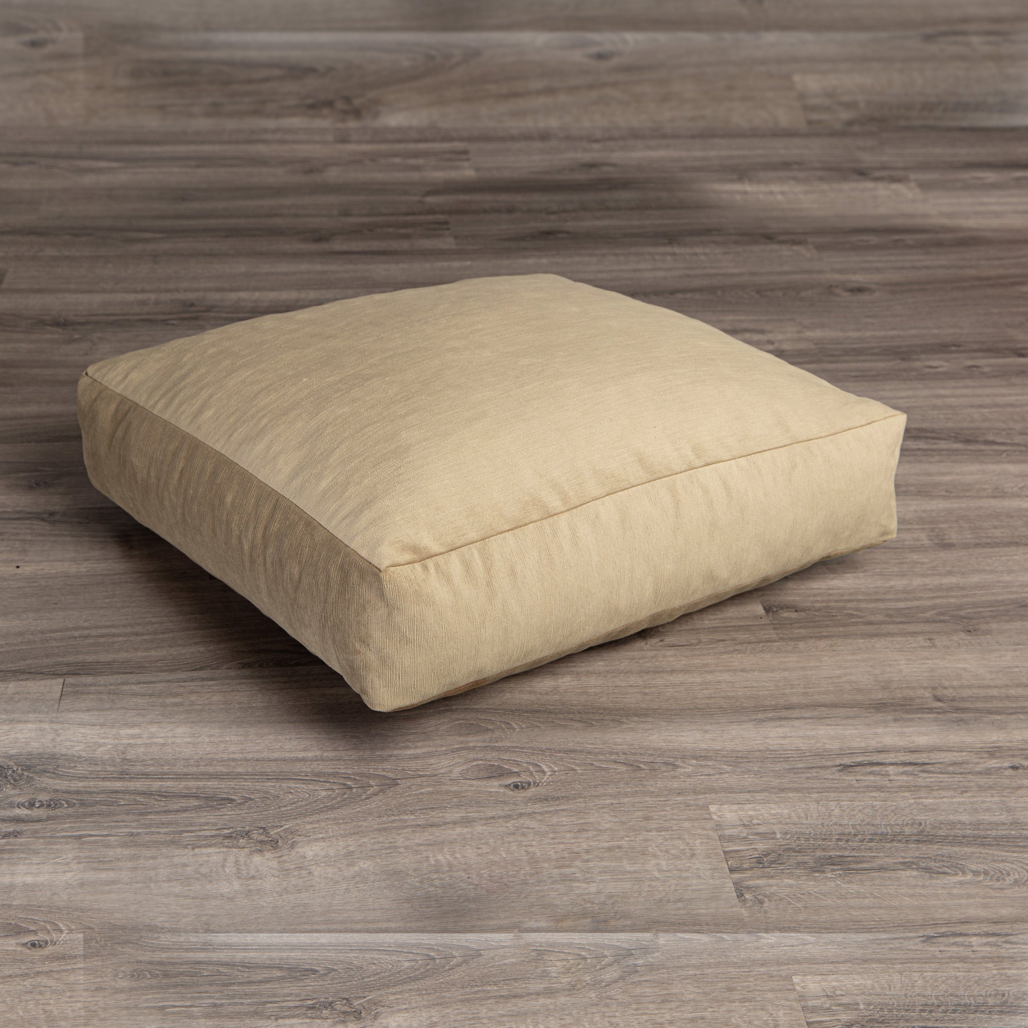 Jaxx Brio Large Décor Floor Pillow/Meditation Yoga Cushion, Plush Microvelvet, Camel