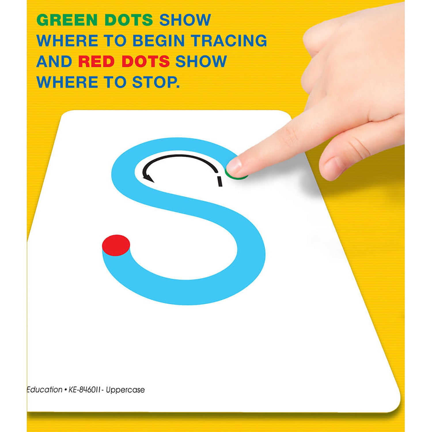 Textured Touch and Trace: Uppercase Manipulative