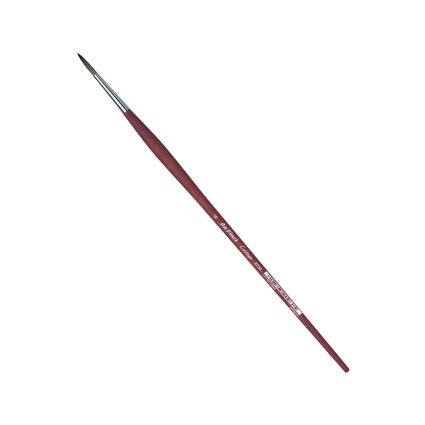 COLLEGE Student Brush, Synthetic, Acrylic & Oil, Round, Series 8730, Size 6