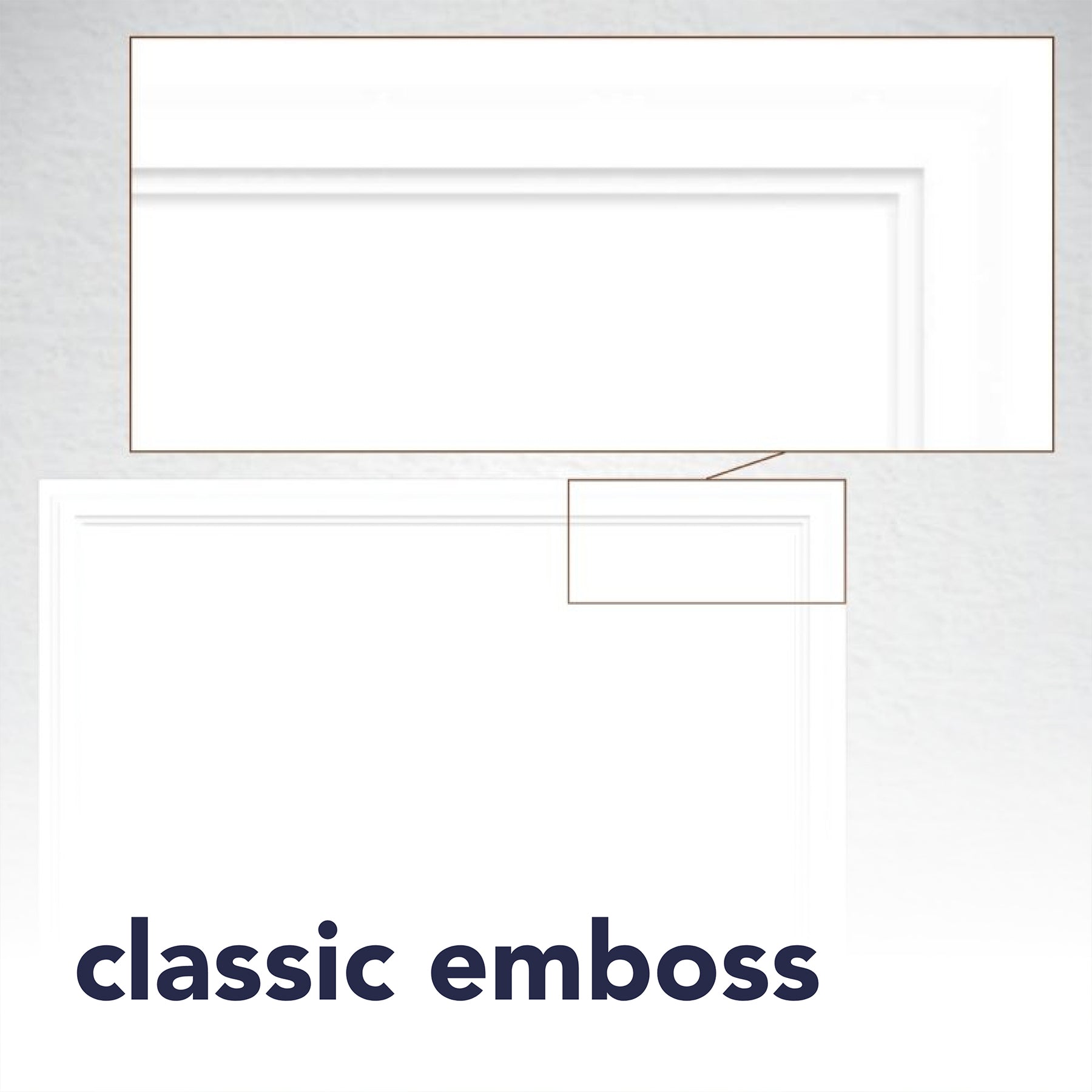 Photo Mount Cards & Envelopes, Classic Embossed Border, Full Size, 5x6.875 inch, Pack of 100