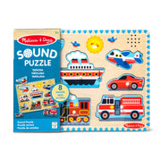 Vehicles Sound Puzzle, 8 Pieces