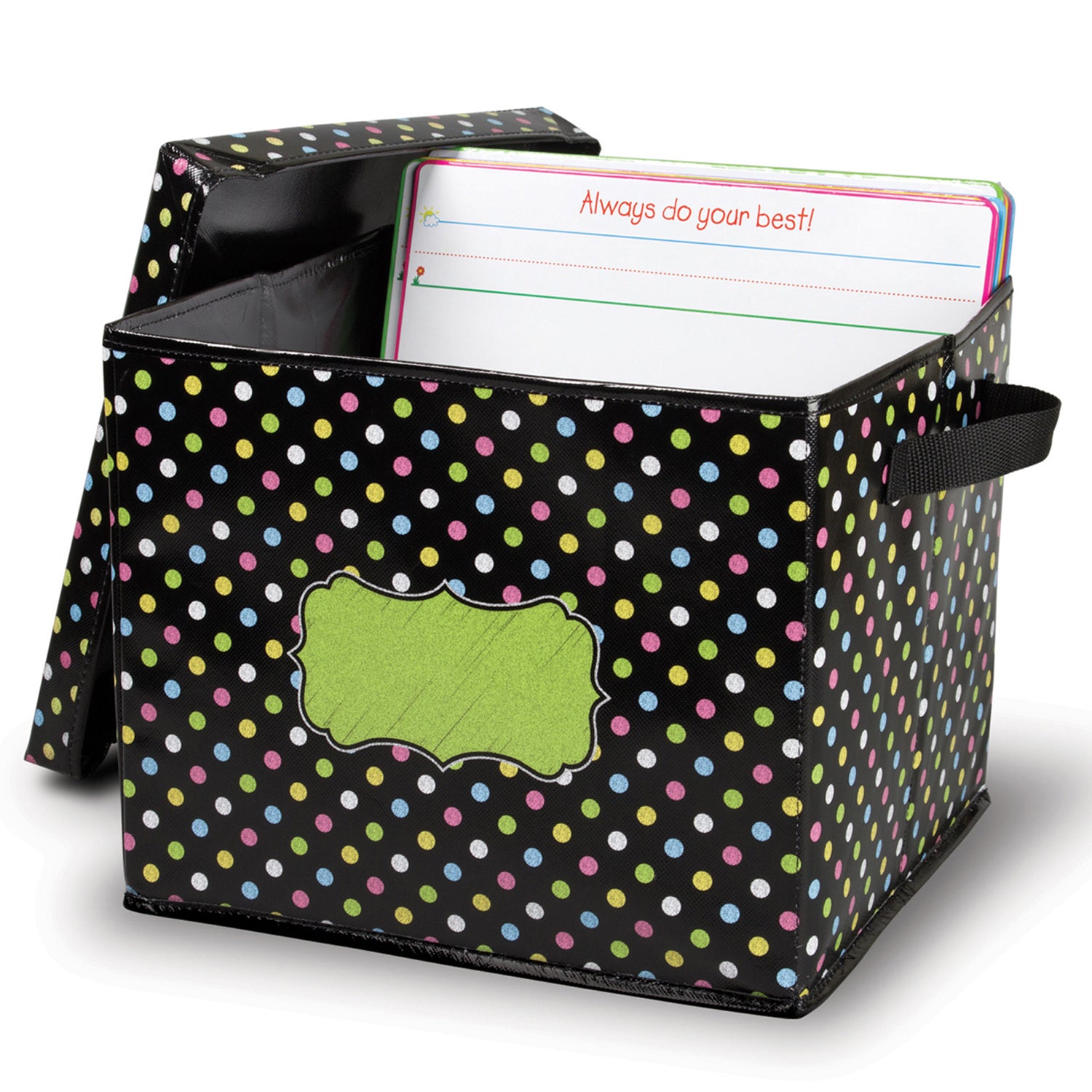 Chalkboard Brights Storage Box