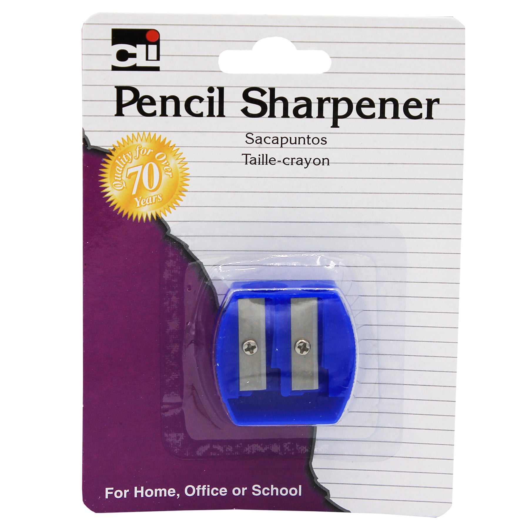 Two Hole Pencil/Crayon Sharpener
