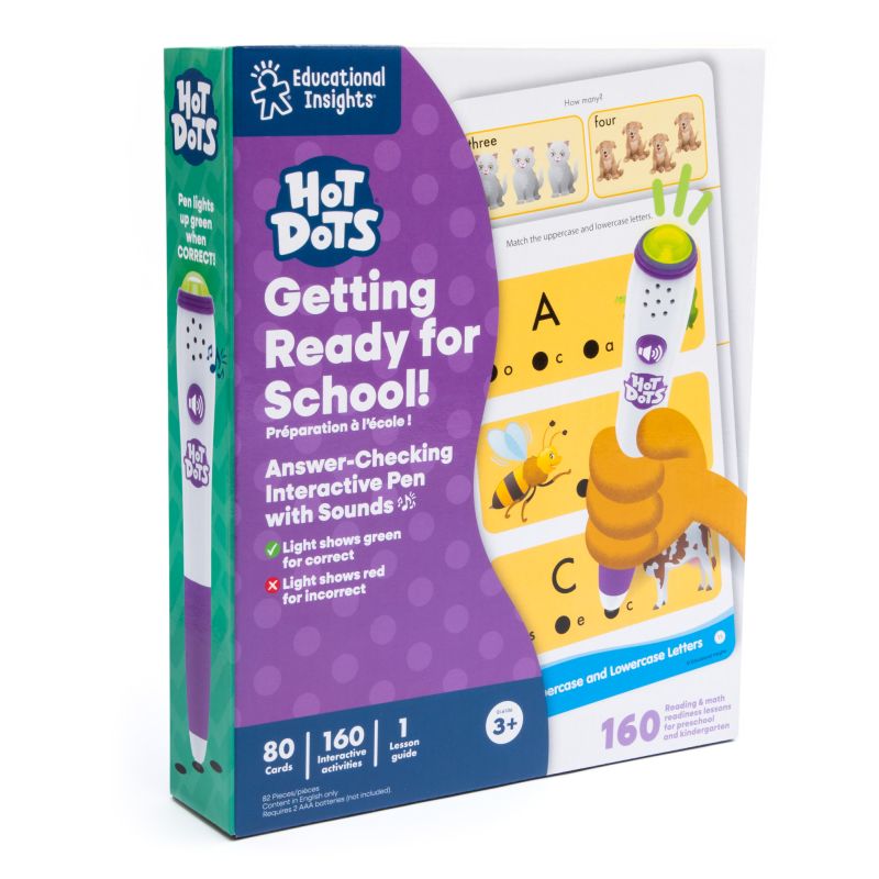 Hot Dots® Jr. Getting Ready for School! Set with Ace Pen