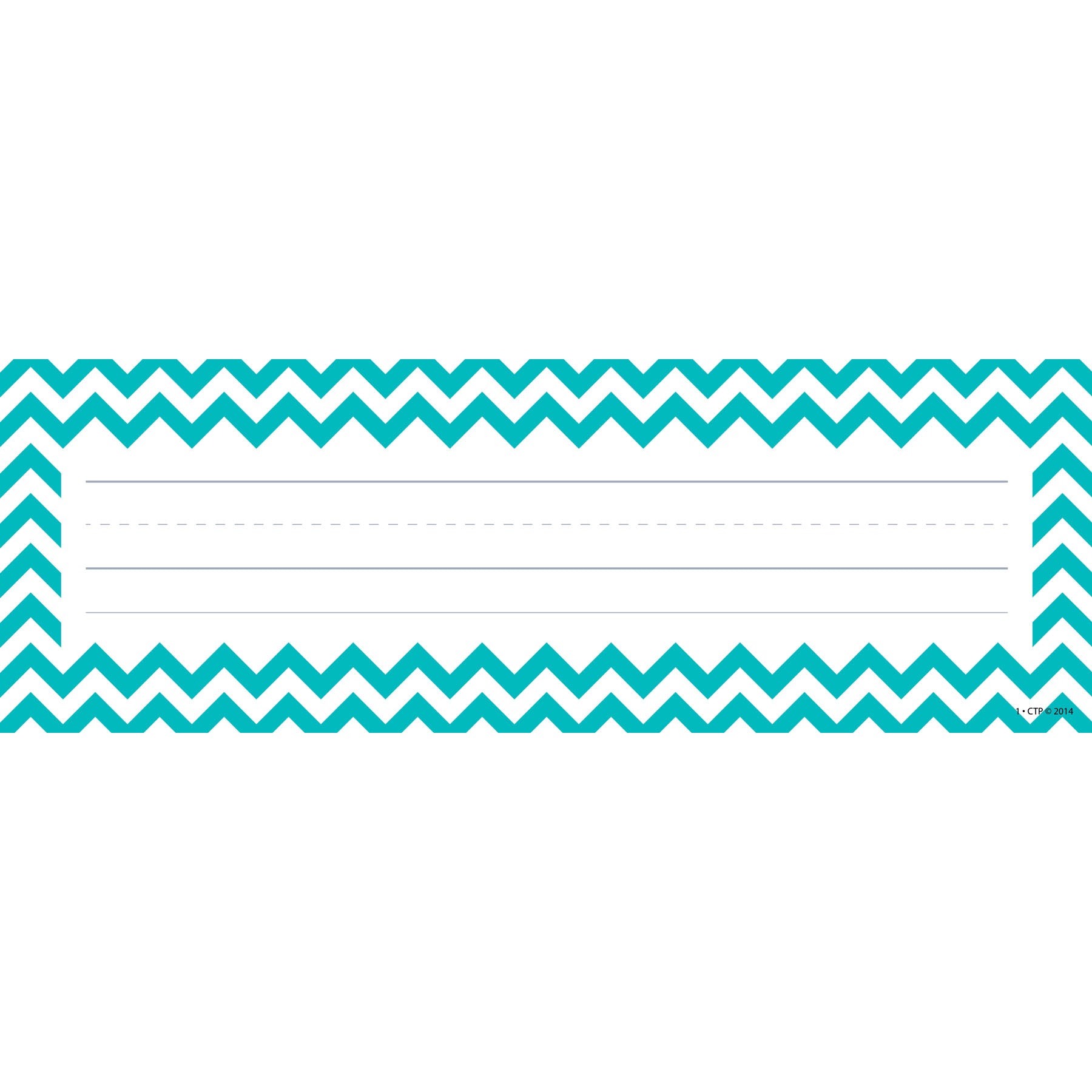 Chevron Solids Name Plates, 36 Per Pack