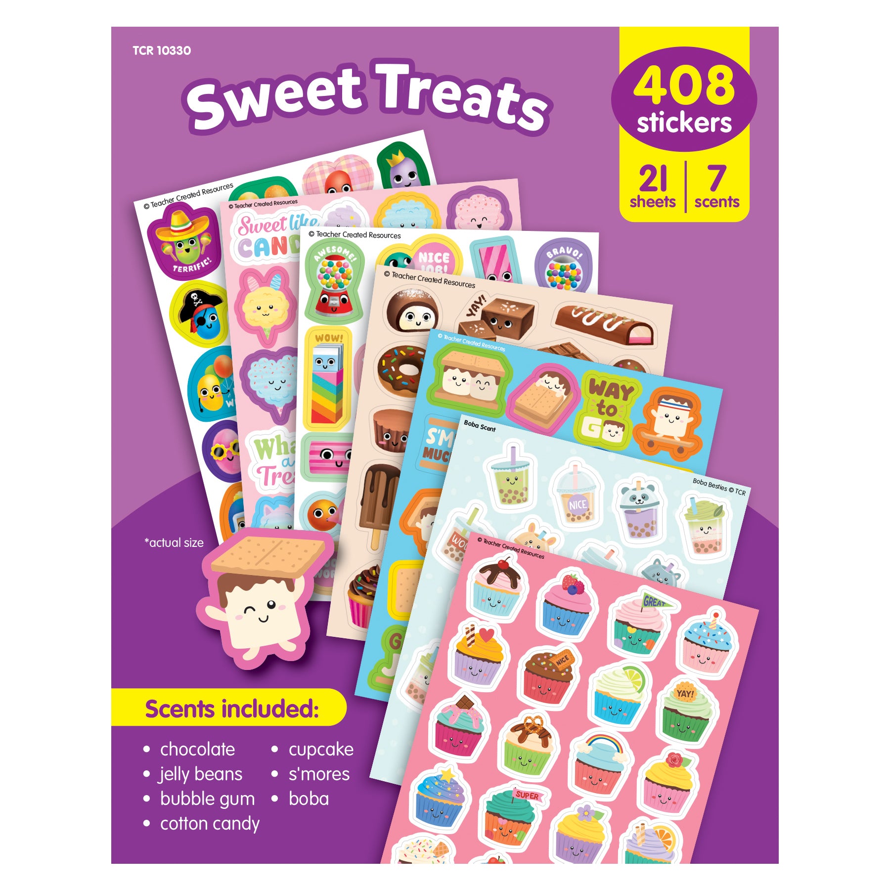 Sweet Treats Smelly Stickers Variety Pack