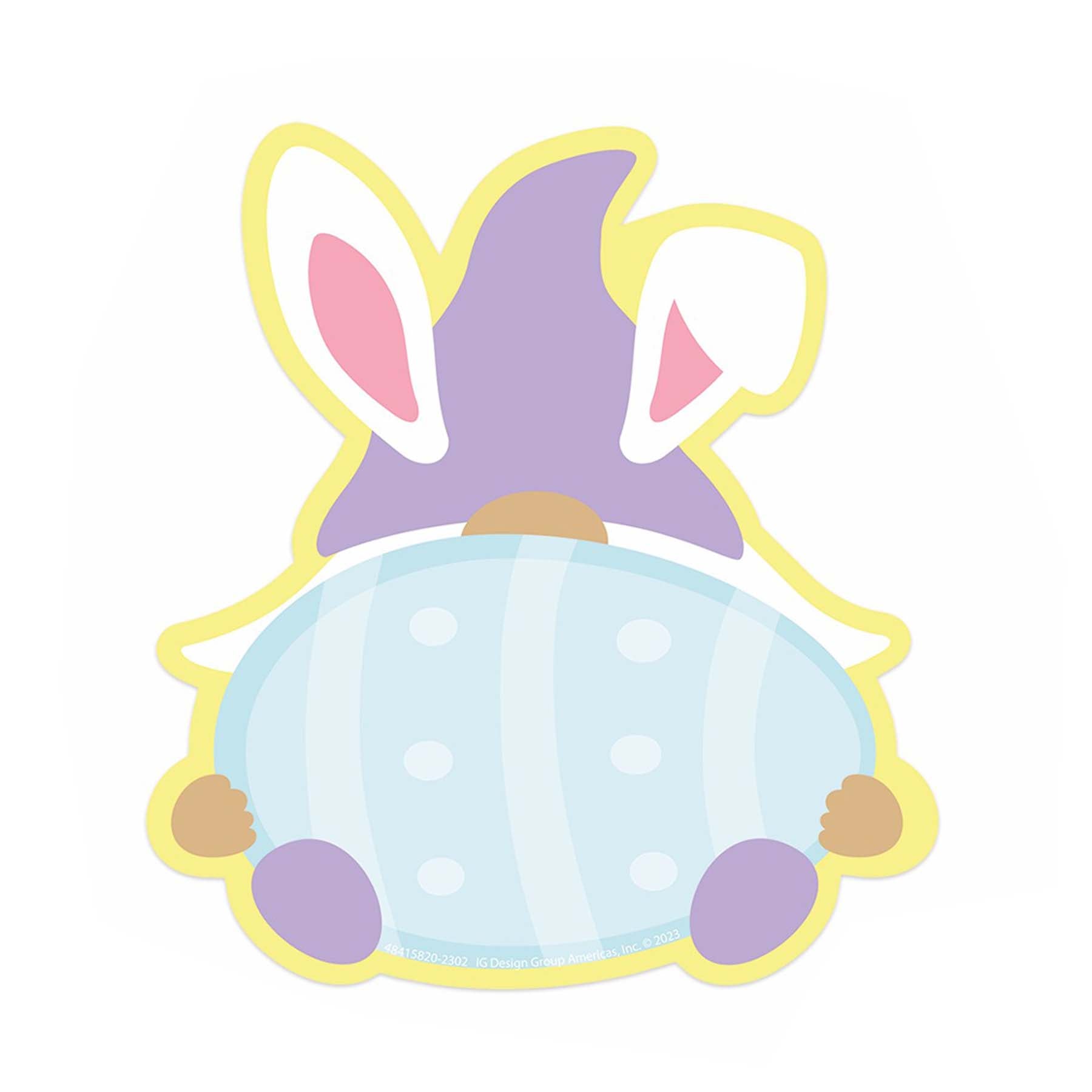 Easter Gnomes Paper Cut-Outs, Pack of 36