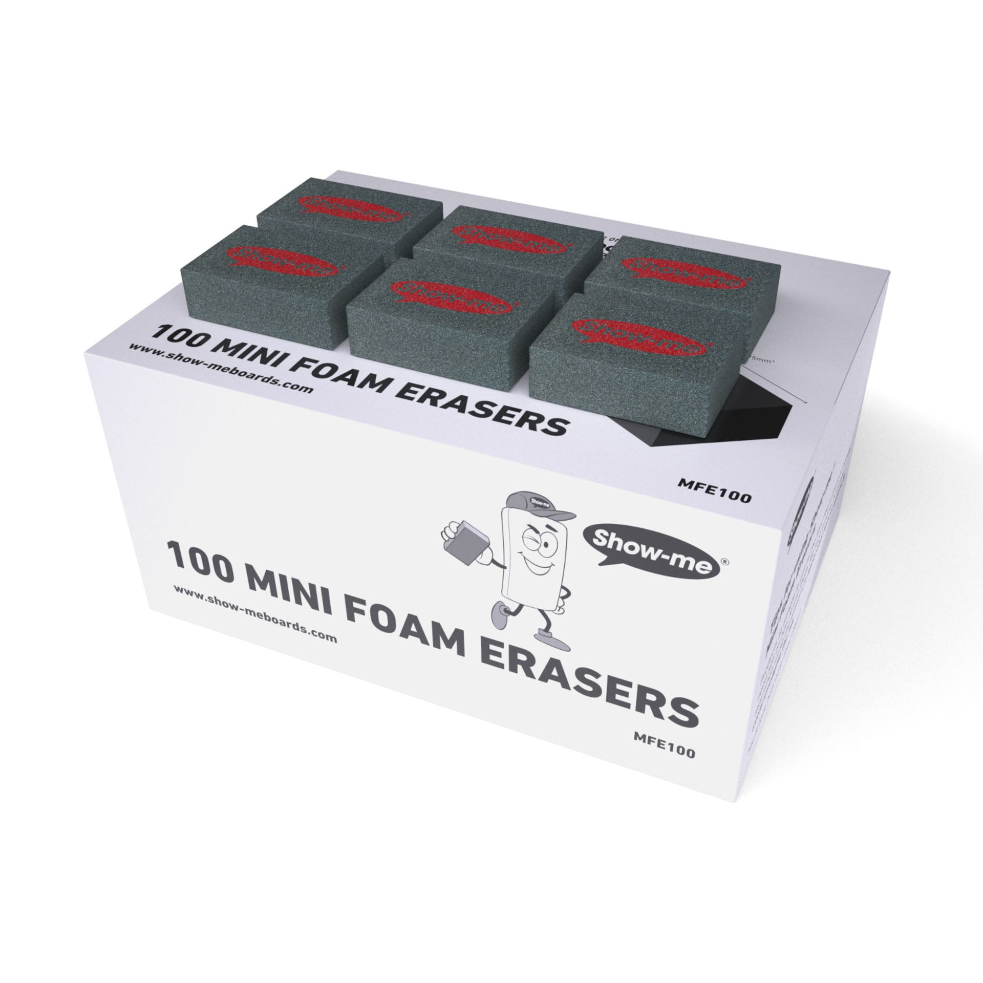 Bulk Box of 100 x Lined/Gridded Double Sided 8" x 12" Lapboards, with Pens, Erasers, Cleaner
