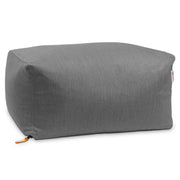 Jaxx Leon Outdoor Bean Bag Ottoman, Charcoal Sunbrella