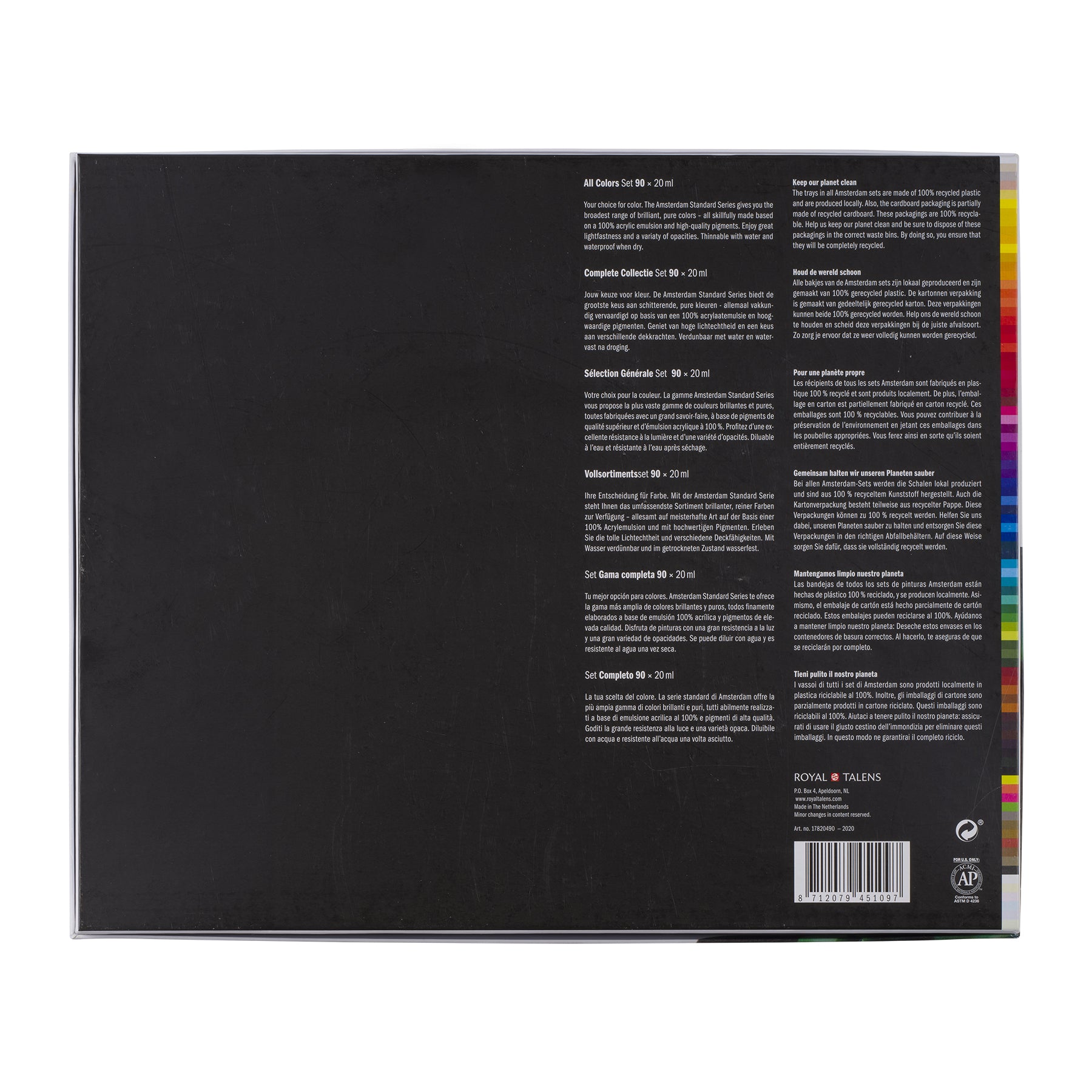 Standard Acrylic General Set, 90 x 20mL