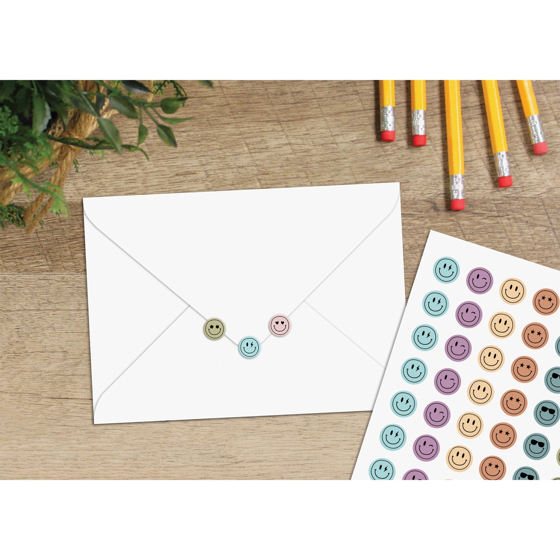 Calming Colors Smiley Faces Mini Stickers, Pack of 378