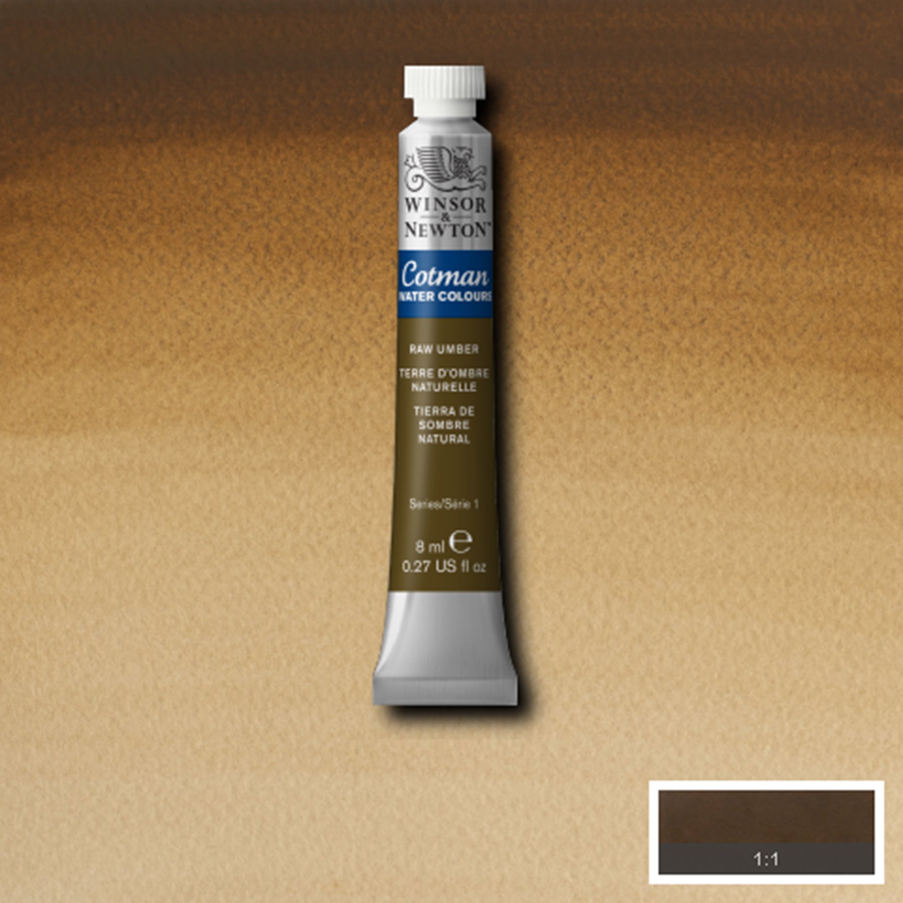 CWC 8ml tube - Raw Umber