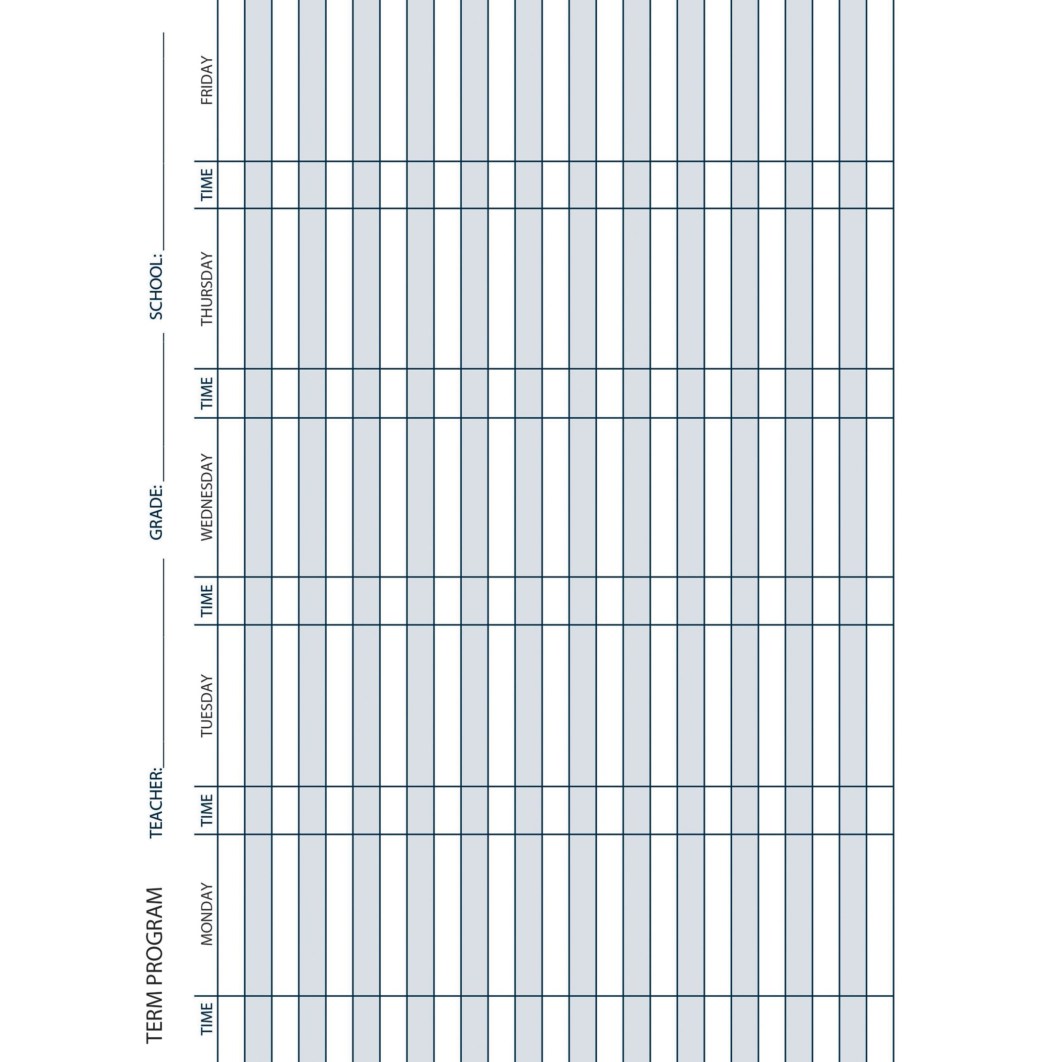 Teacher's Planner, 45 Weeks, Blue, 8-1/2" x 11"