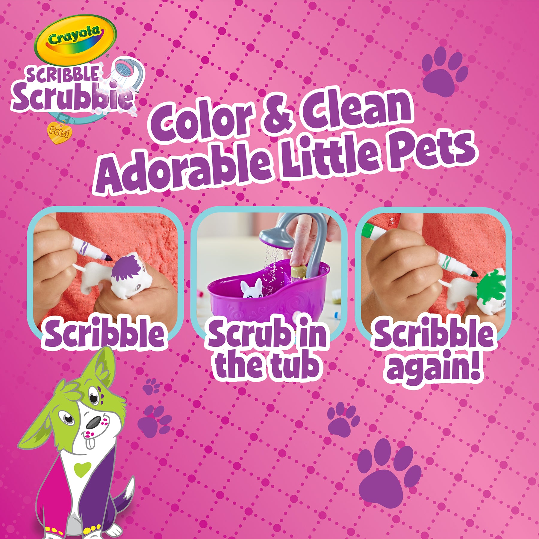 Scribble Scrubbie® Pets! Bathtub