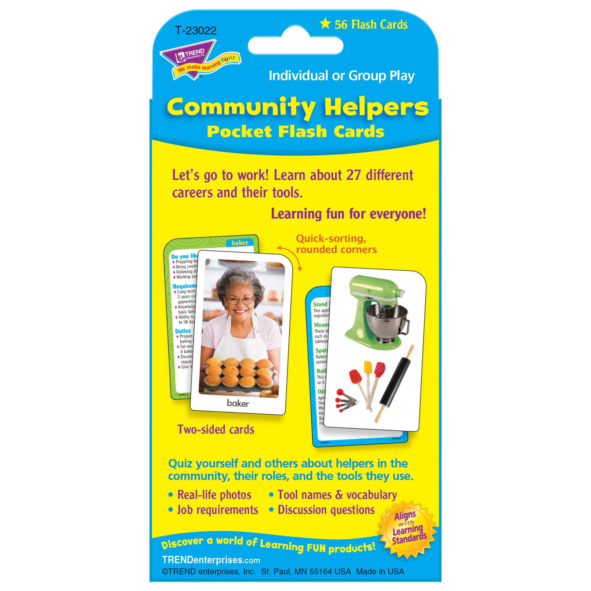 Community Helpers Pocket Flash Cards