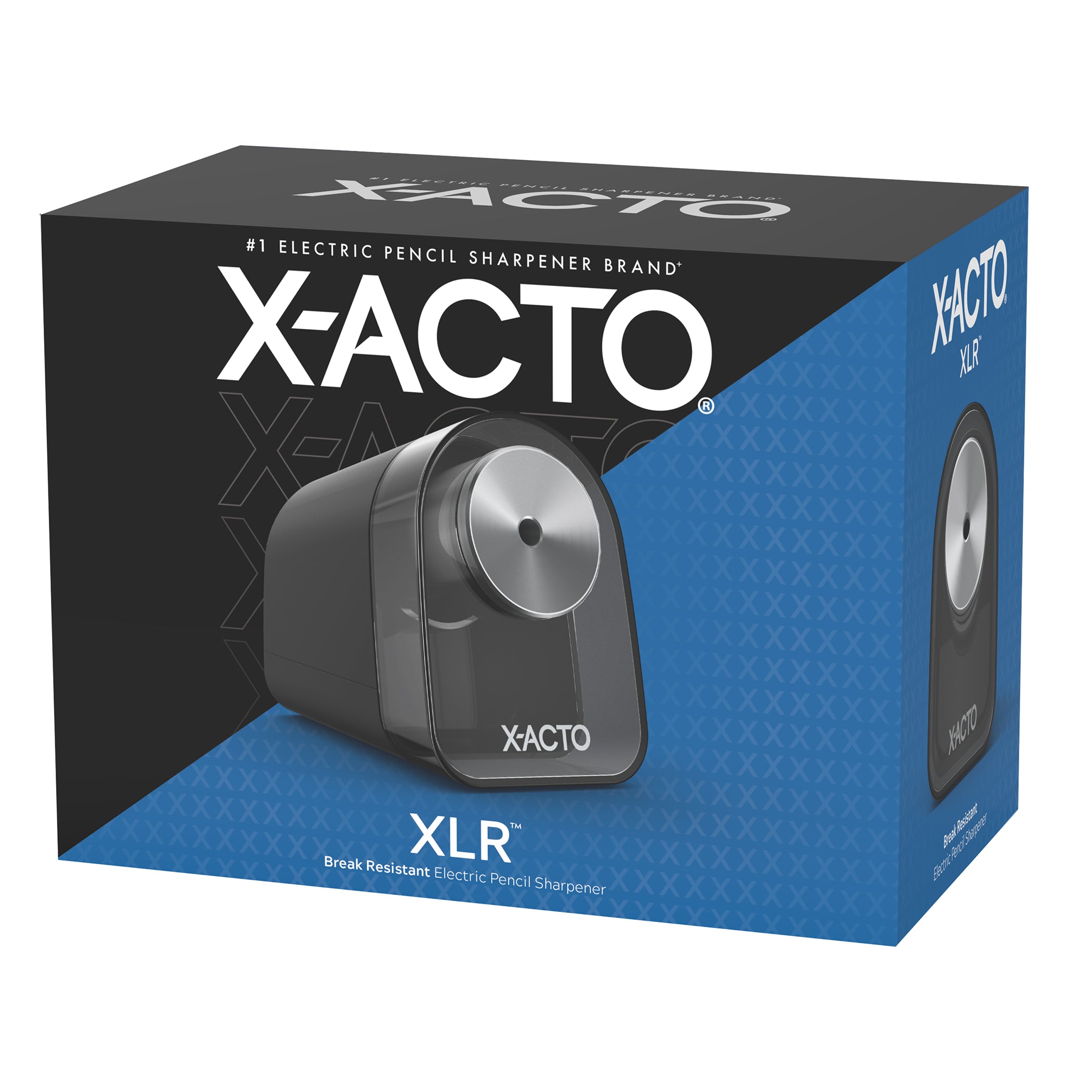Pencil Sharpener, XLR Electric Pencil Sharpener, Pencil Saver, SafeStart Motor, Black, 1818x