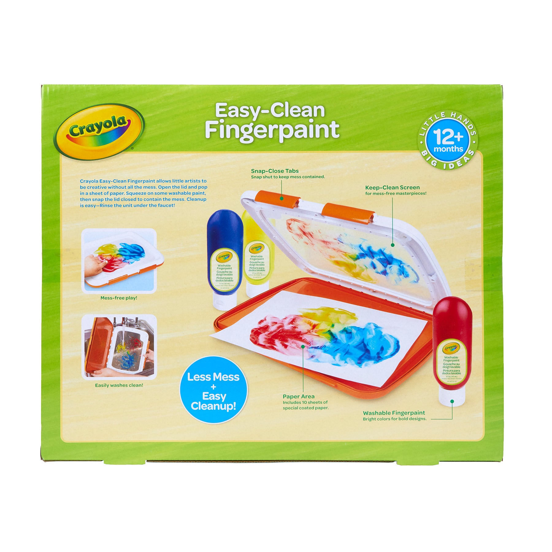 Easy-Clean Fingerpaint