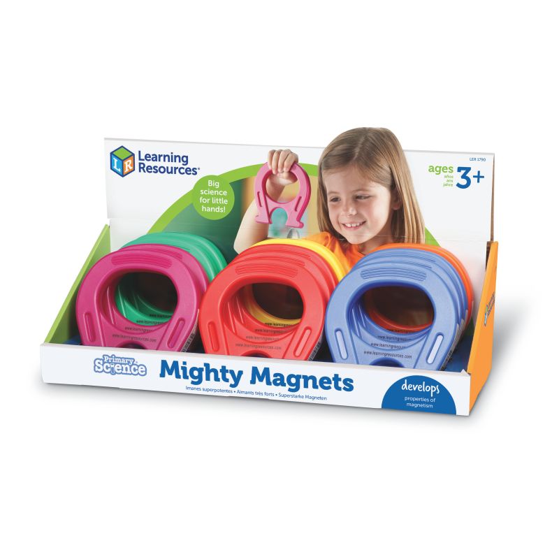 Primary Science® 5" Mighty Magnets, Set of 12