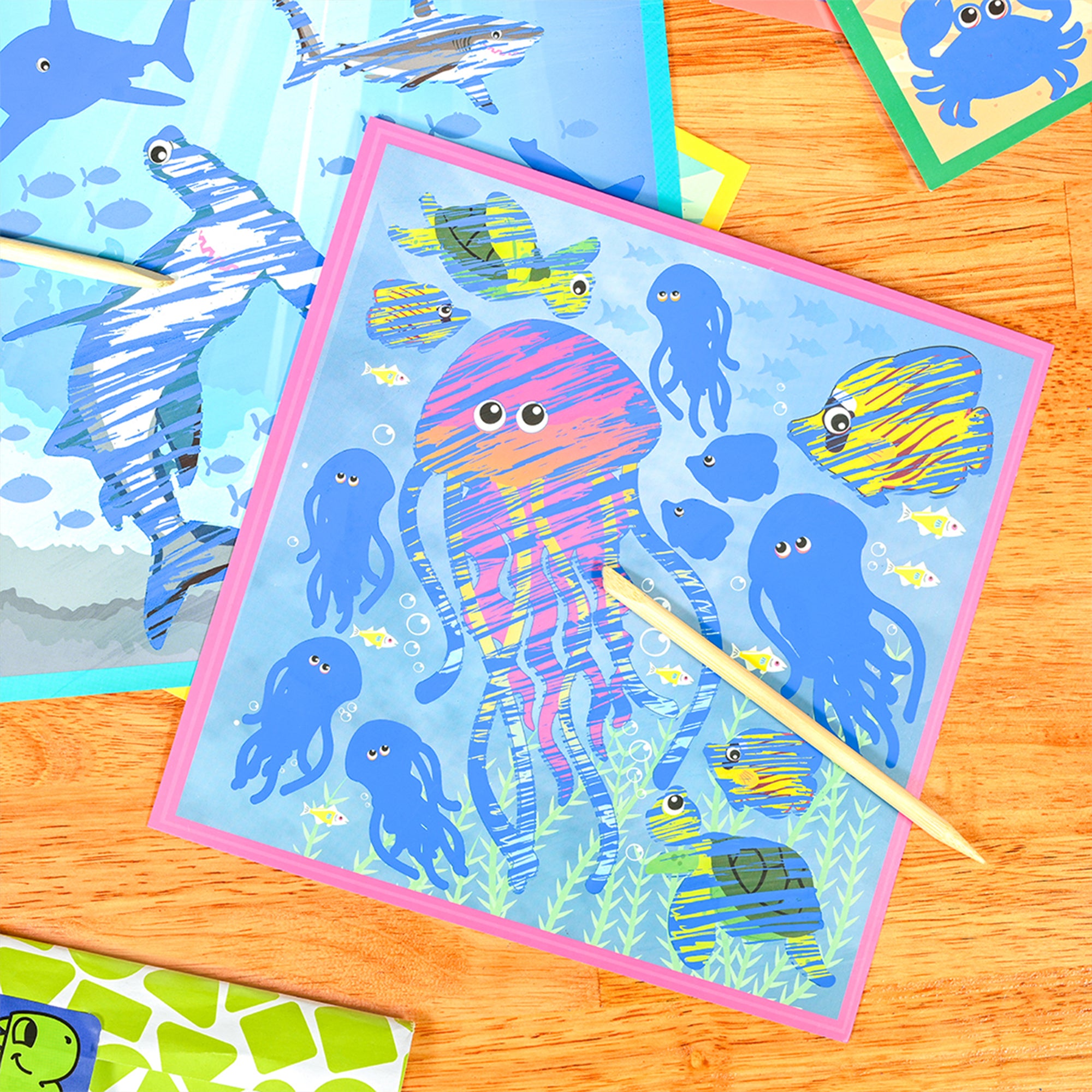 Magic Scratch Paper, Sea-Life