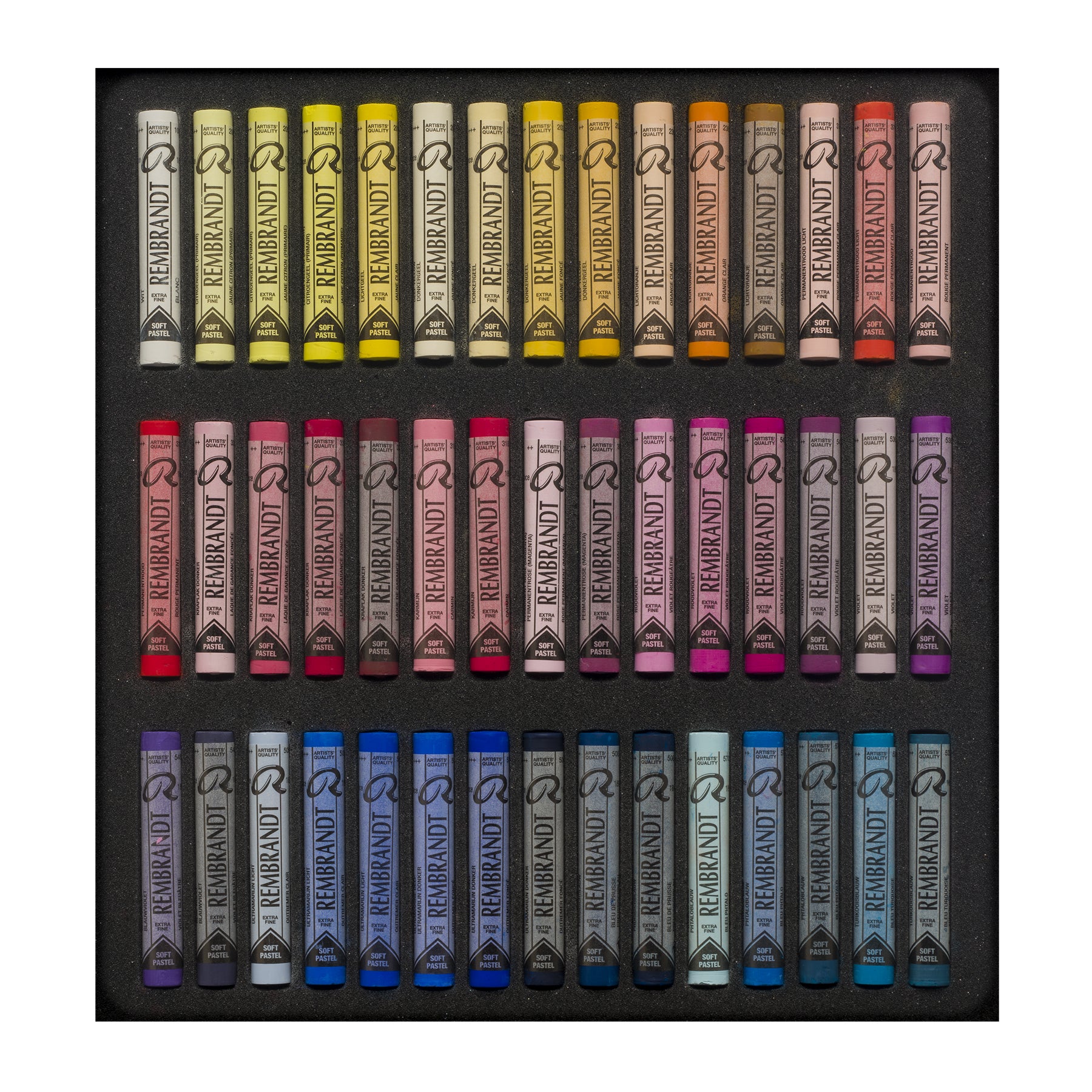 Soft Pastel Cardboard Box Set, Portrait Selection, 90 Full Sticks