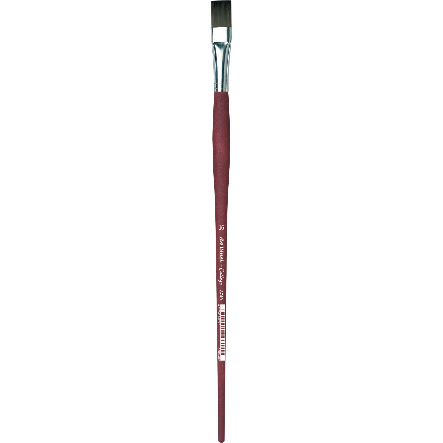 COLLEGE Student Brush, Synthetic, Acrylic & Oil, Flat, Series 8740, Size 16