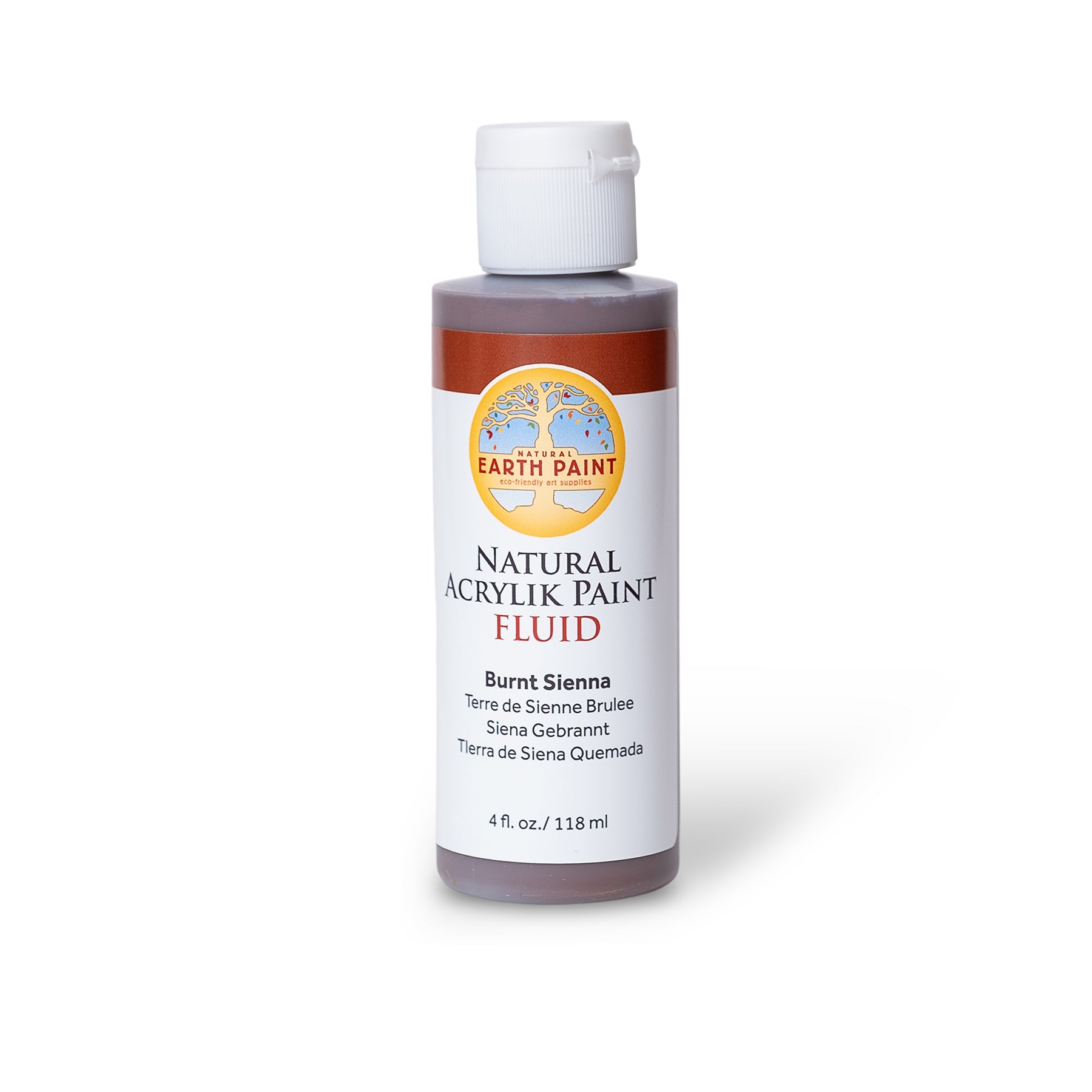Natural Fluid Acrylik - 4 oz - Burnt Sienna