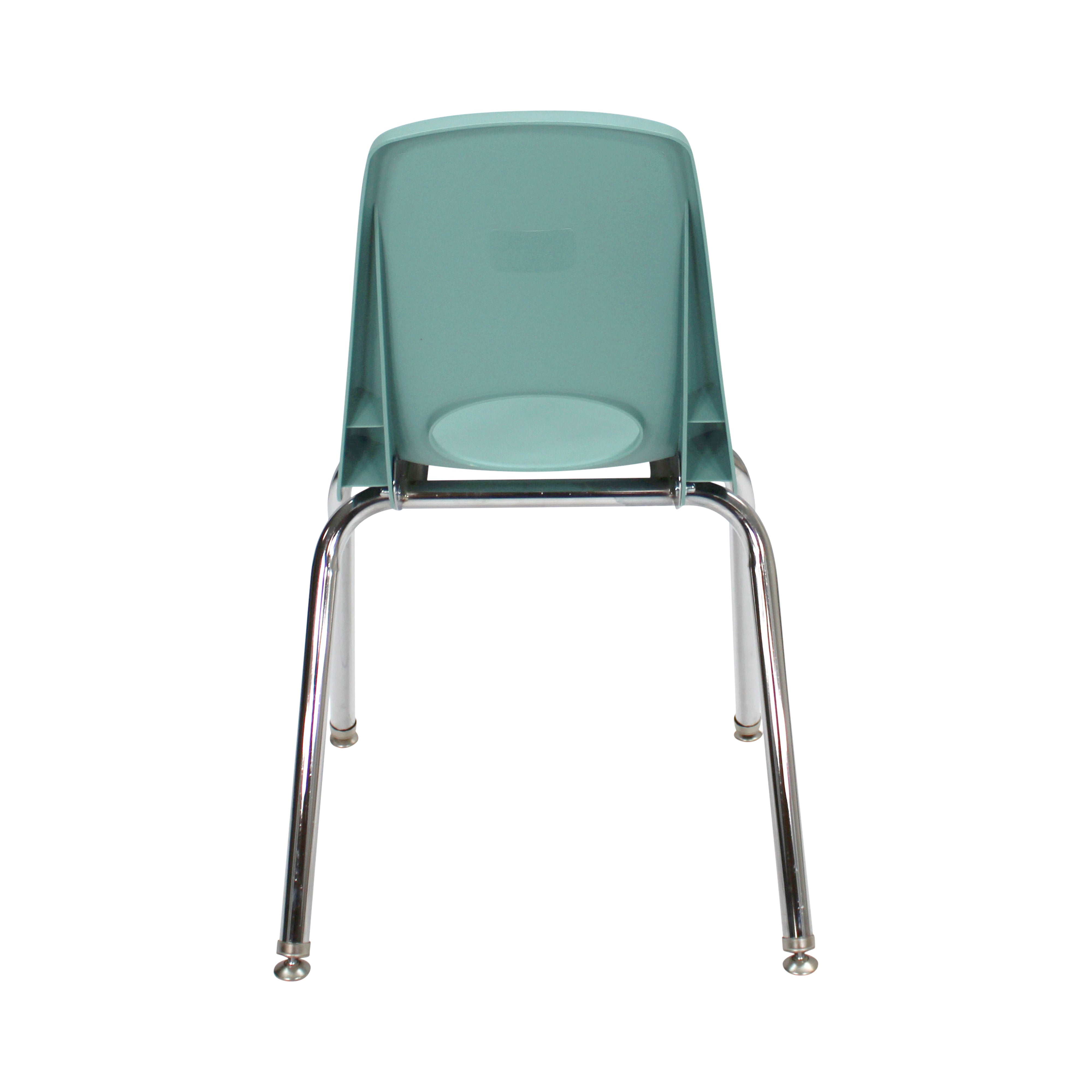 16" Stack Chair with Swivel Glides - Seafoam