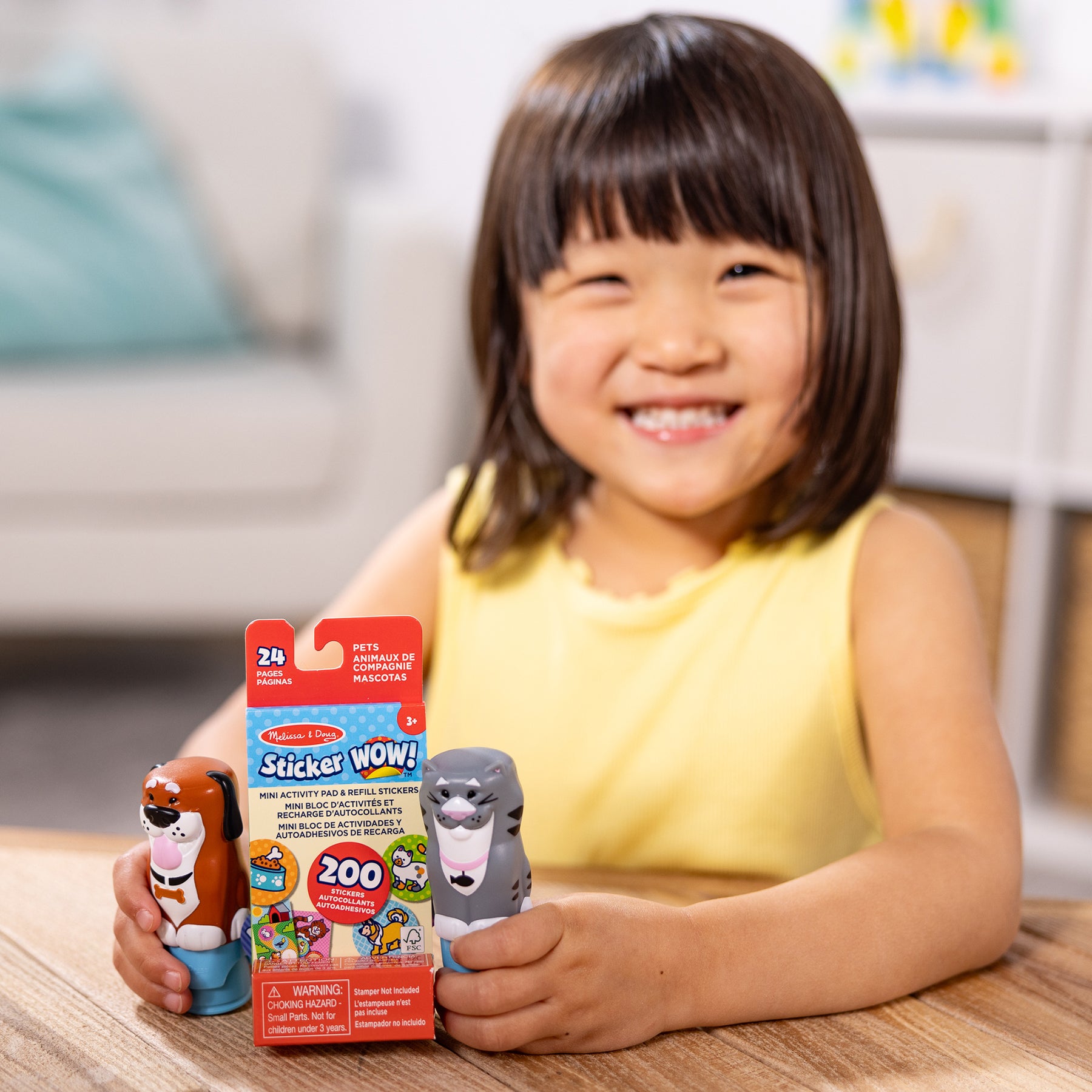 Sticker WOW! Mini Activity Pad with Refill Stickers - Pets