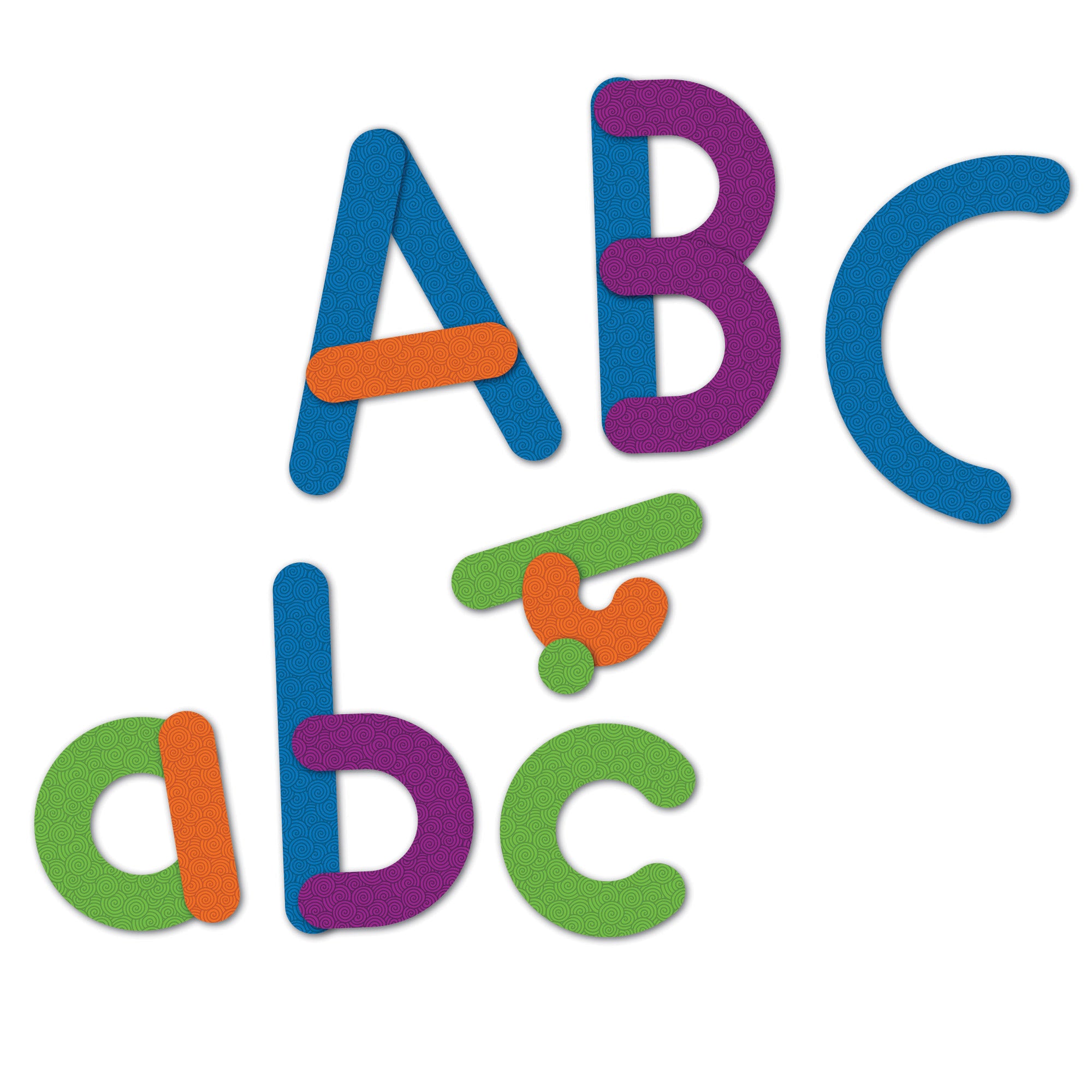 Giant Magnetic Letter Construction, 21-Piece Set