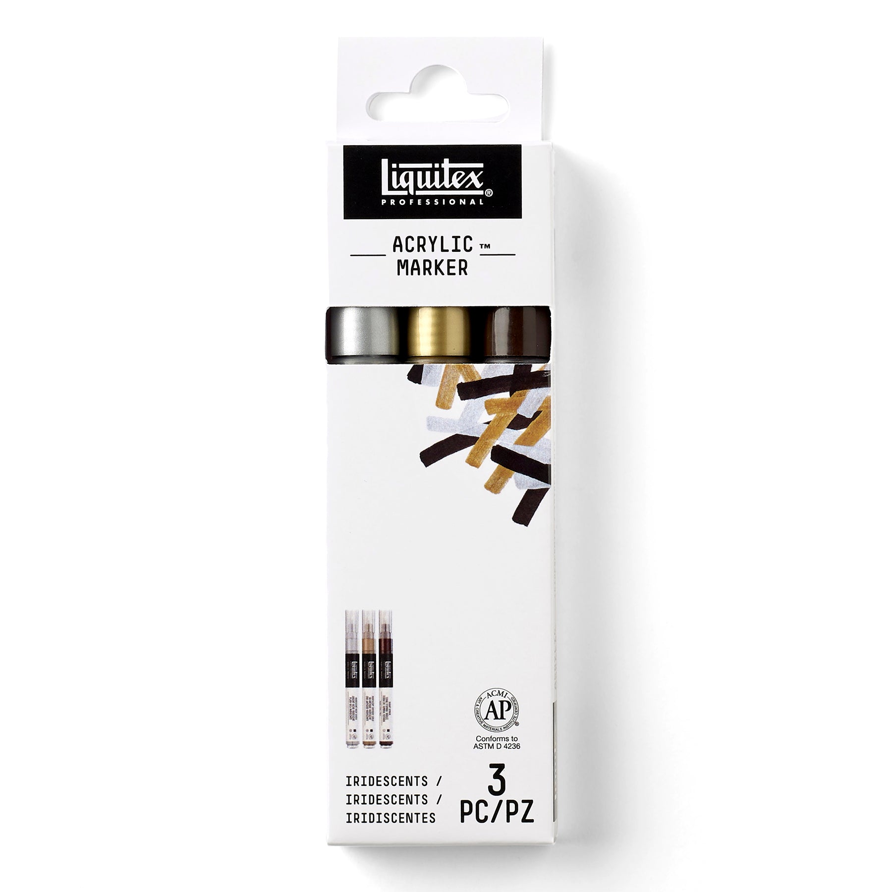 LQ Paint Marker Fine 3 Set - Iridescents