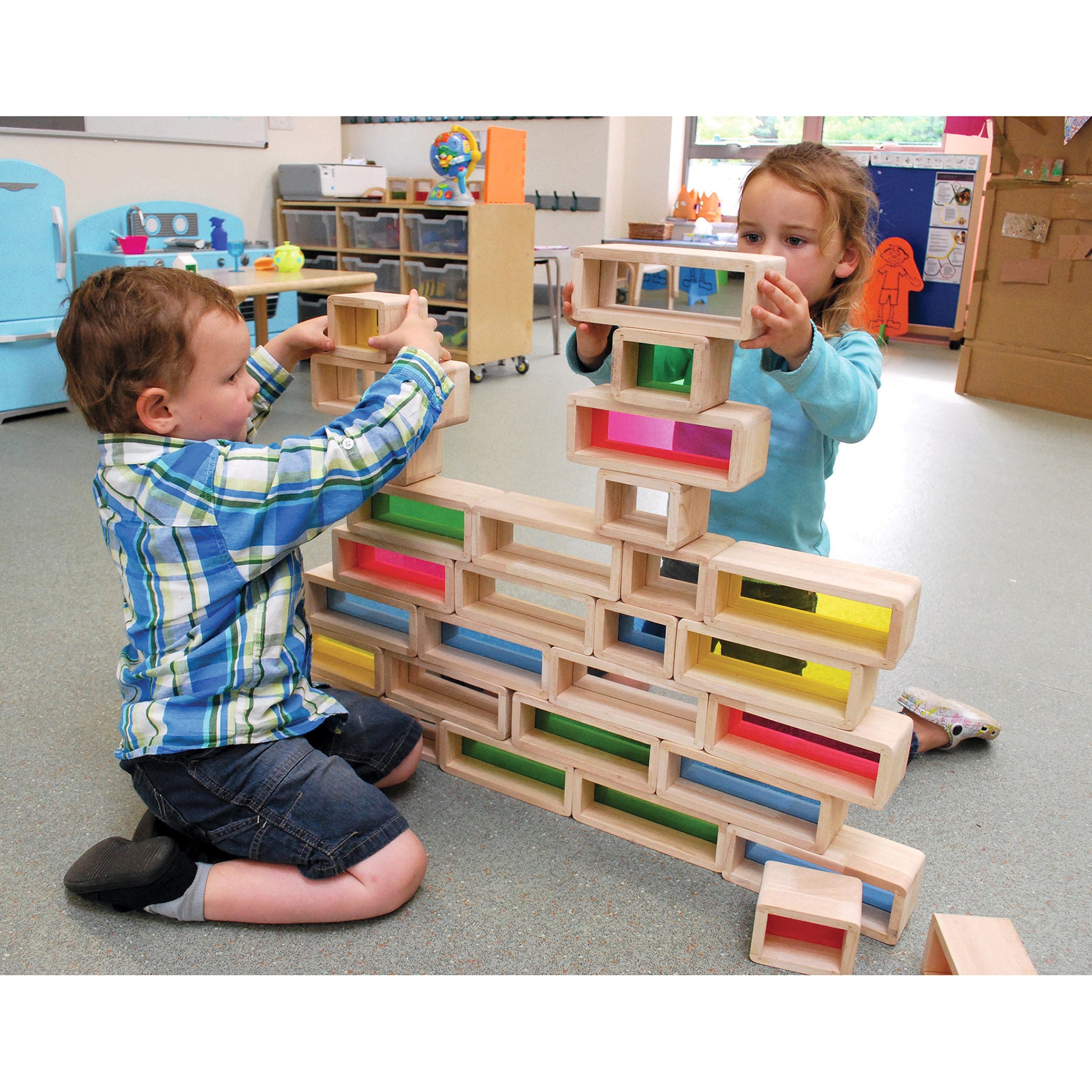 Rainbow Bricks, Set of 36