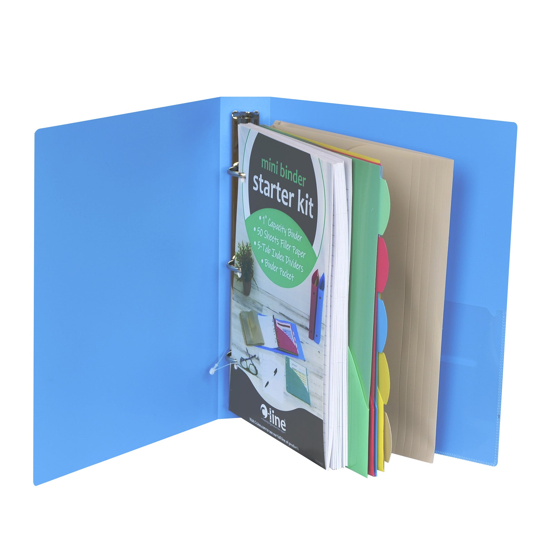 Mini Size Binder Starter Kit, Assorted