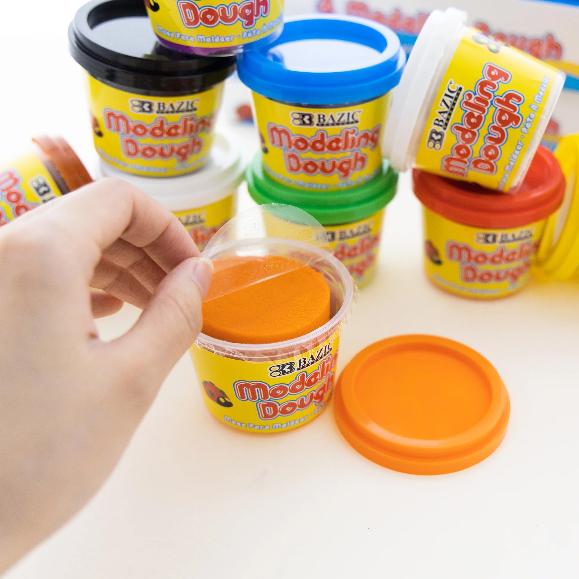 Primary Color Modeling Dough, 4 oz, Pack of 4