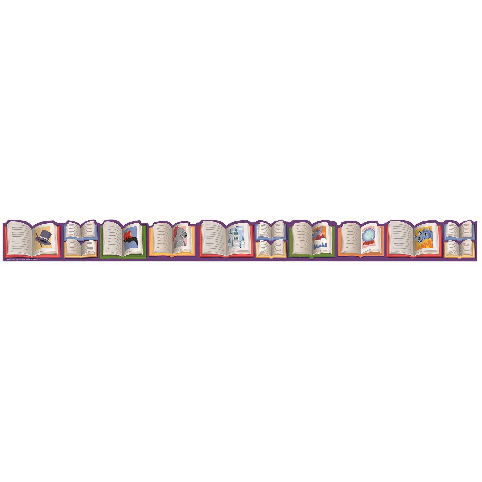 Once Upon A Dream Story Book Extra Wide Die-Cut Deco Trim®, 37 Feet